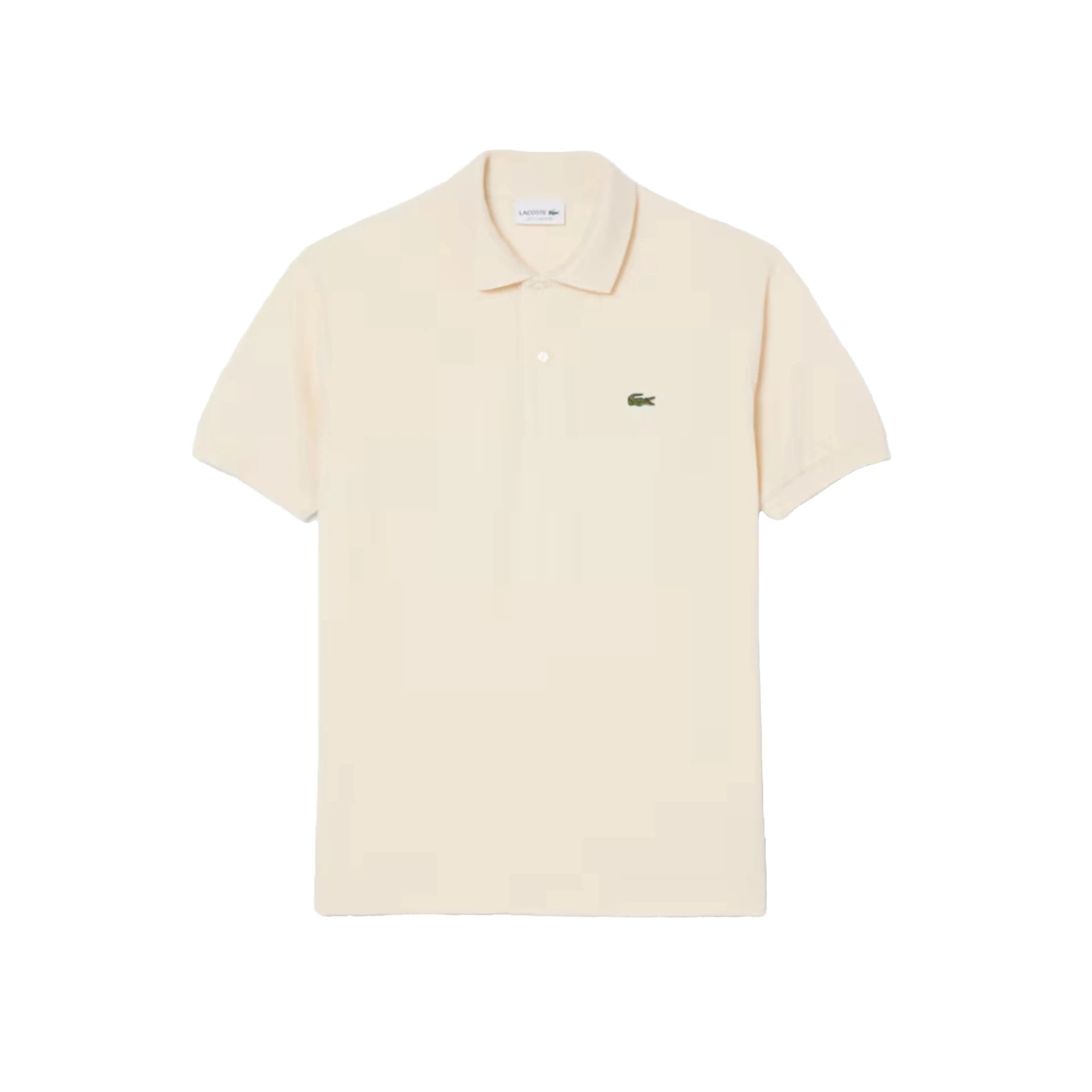 LACOSTE Polo da Uomo in Cotone Piqué Beige