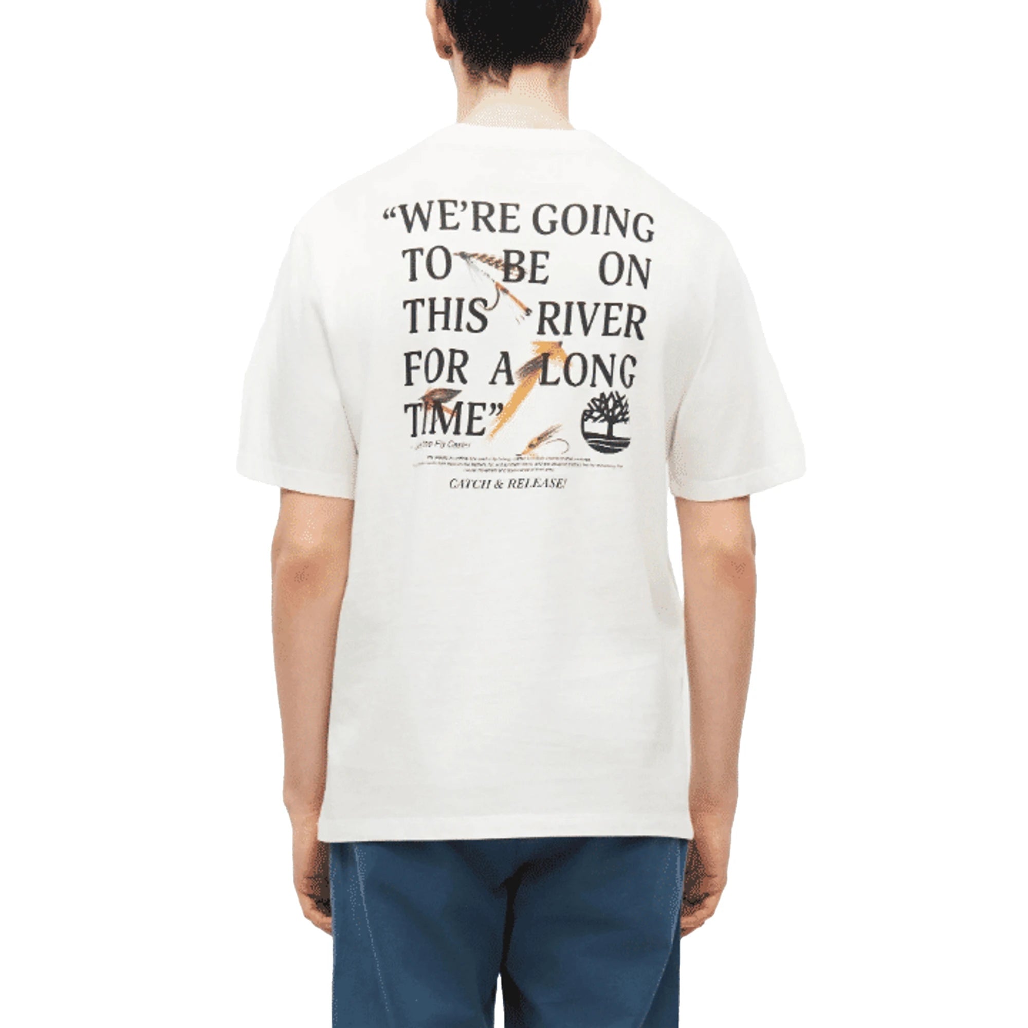 TIMBERLAND T-Shirt Slogan Tee Uomo Bianca TB0A5M841001