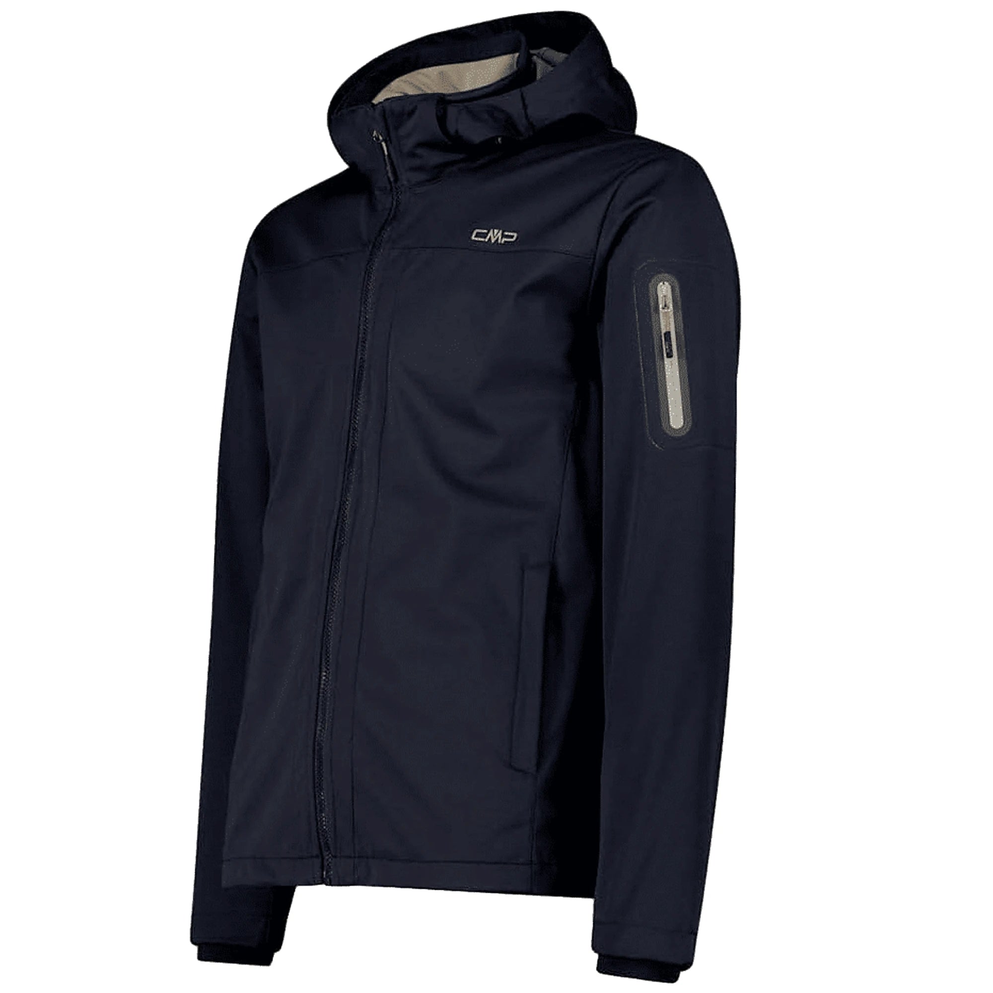 CMP Giacca Light Softshell Uomo con Cappuccio Staccabile