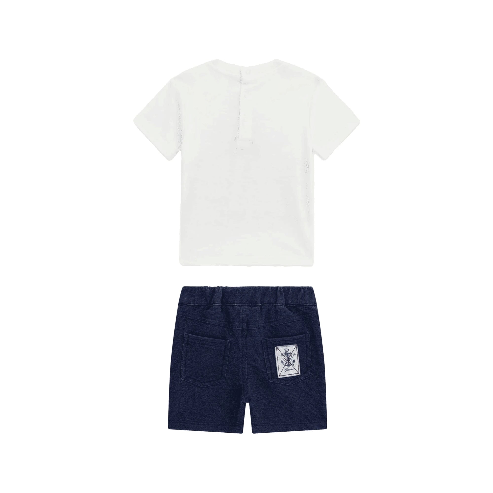 GUESS Set Shorts e T-shirt in Cotone da Bambino