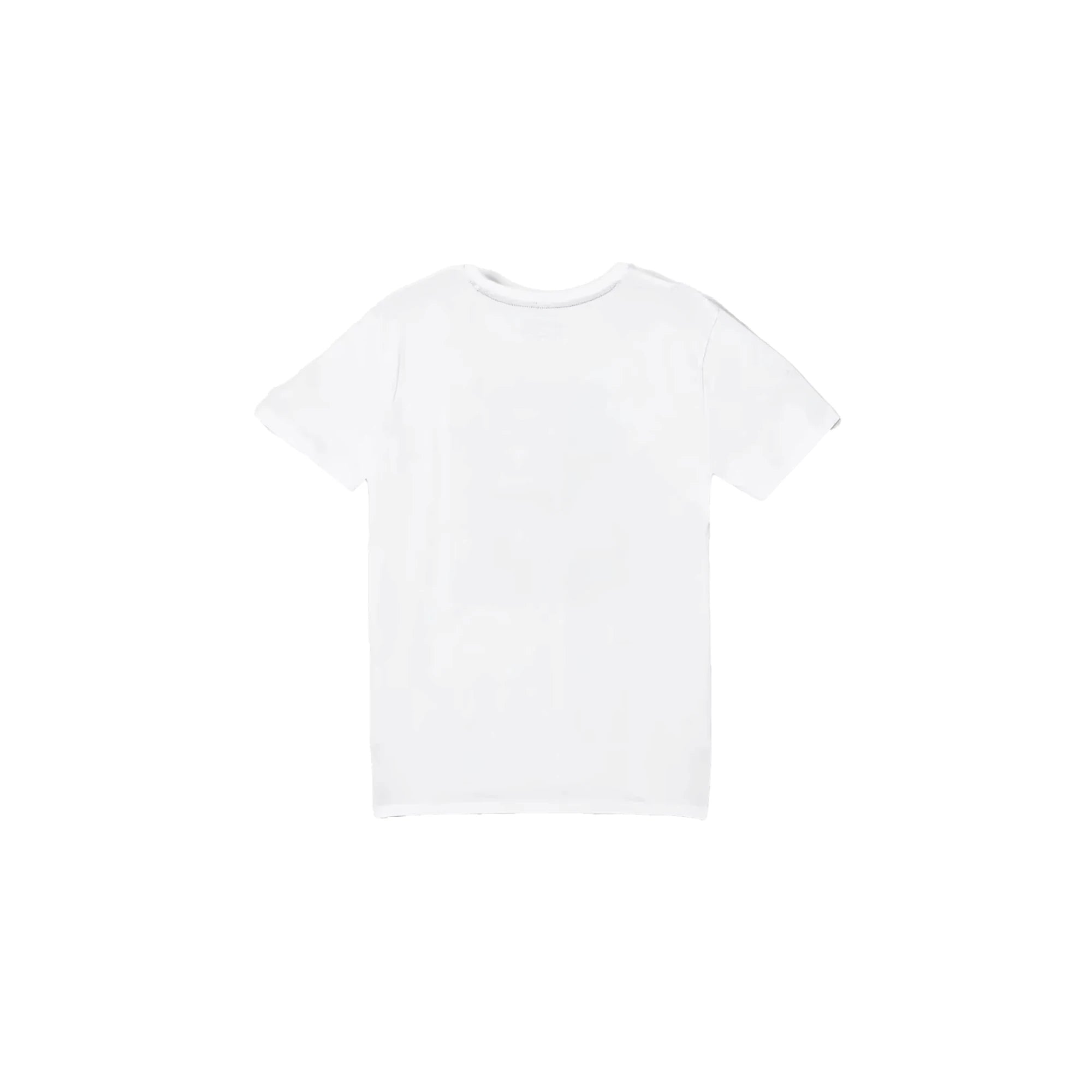 GUESS T-shirt Bianca da Bambino in Cotone Leggero e Logo stampato