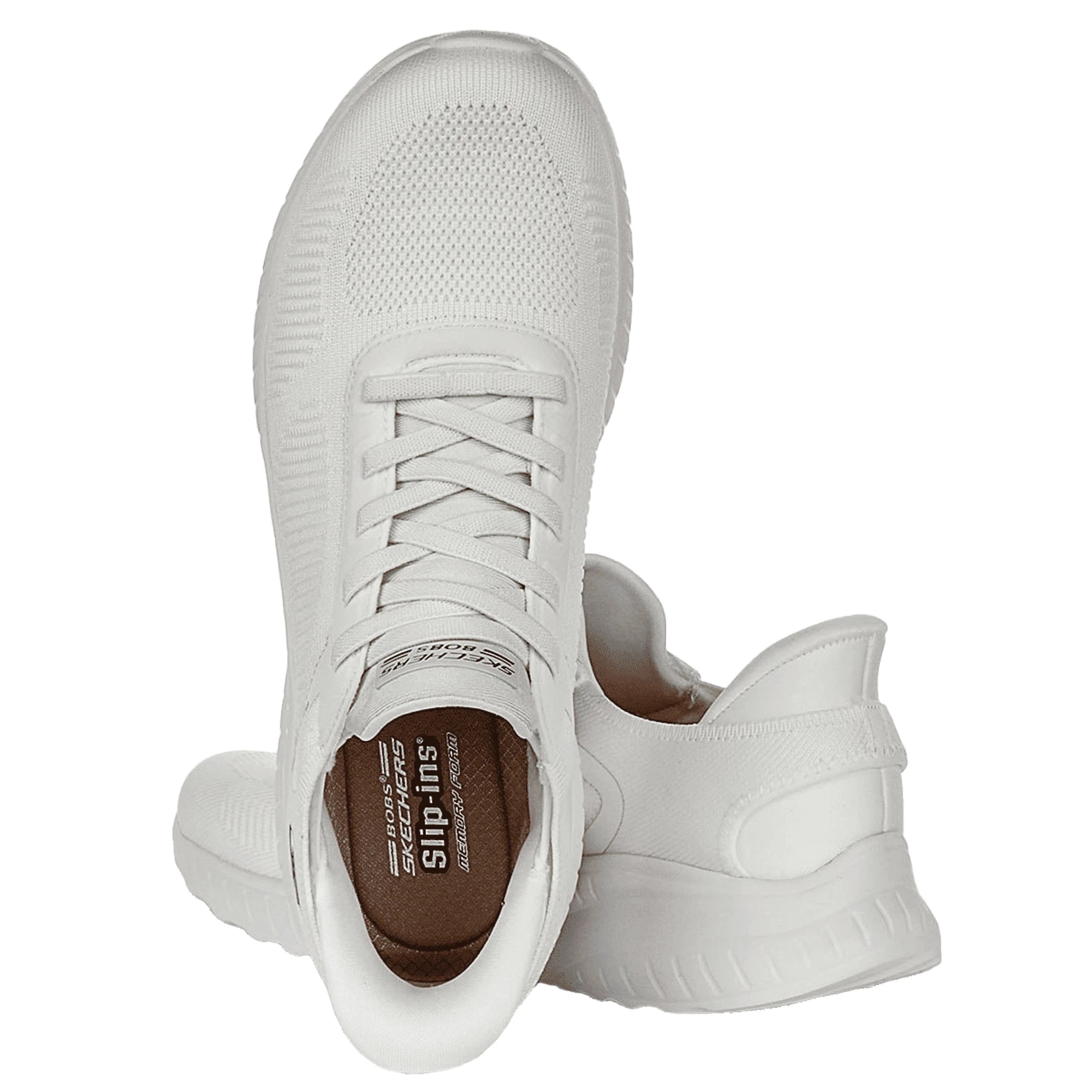 SKECHERS Bobs Sport Squad Off White Scarpe Donna