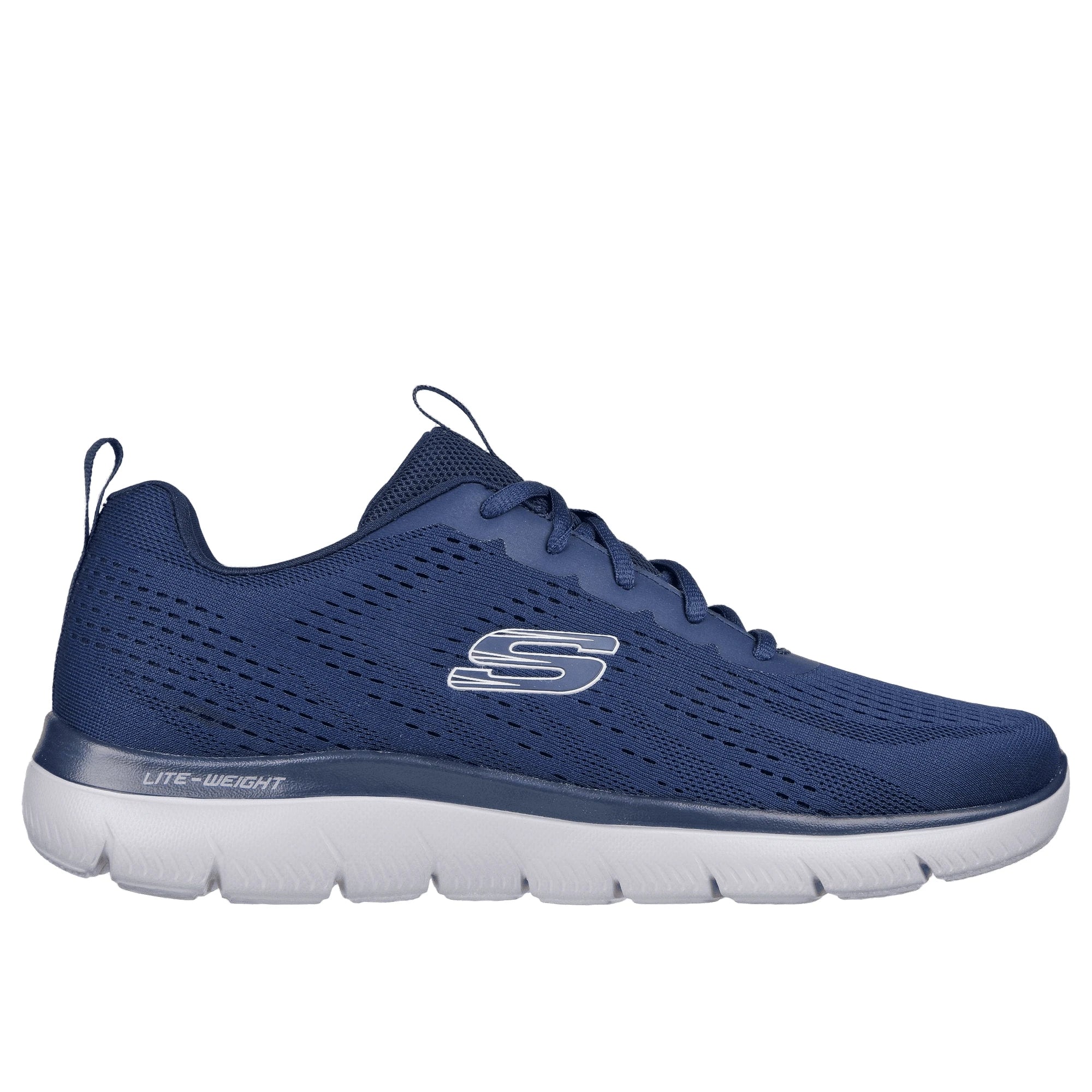 SKECHERS Sneakers Comfort Memory Foam da Uomo in Blu