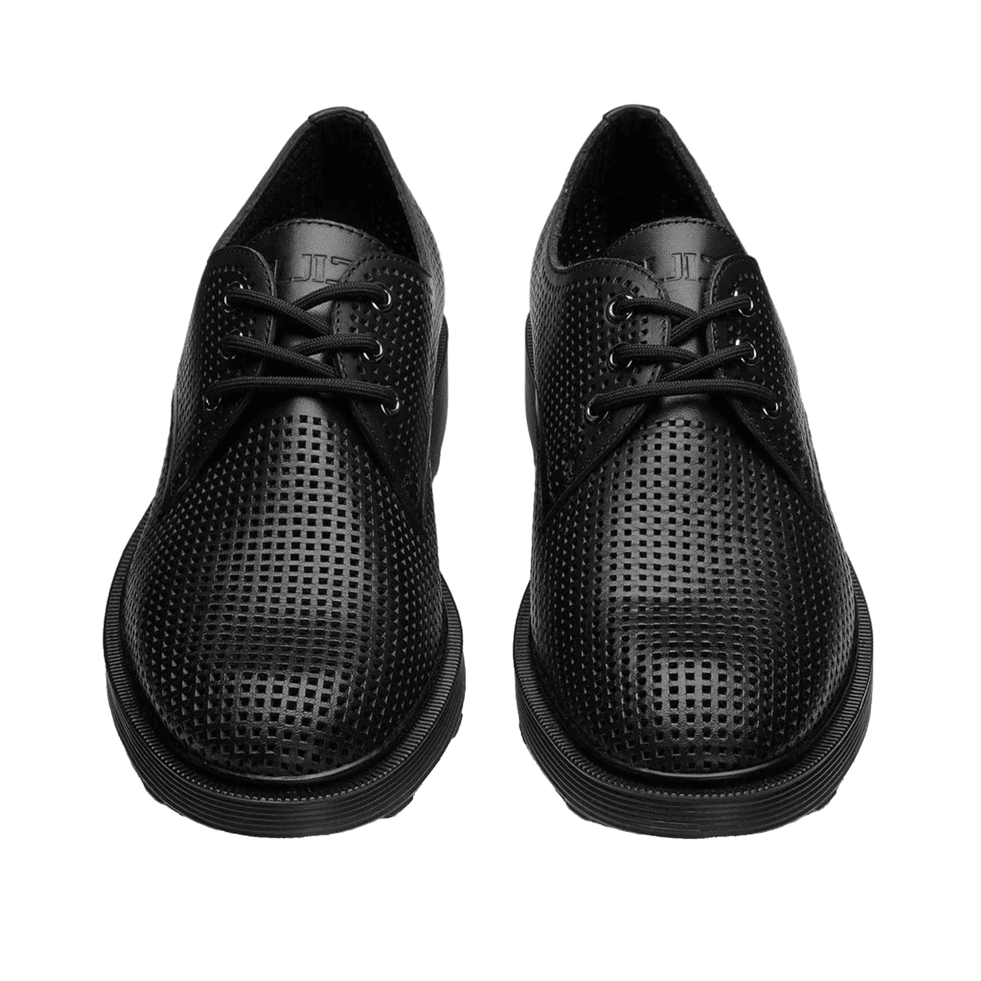 CULT Scarpa Oxford Ozzy in Pelle Traforata Nera