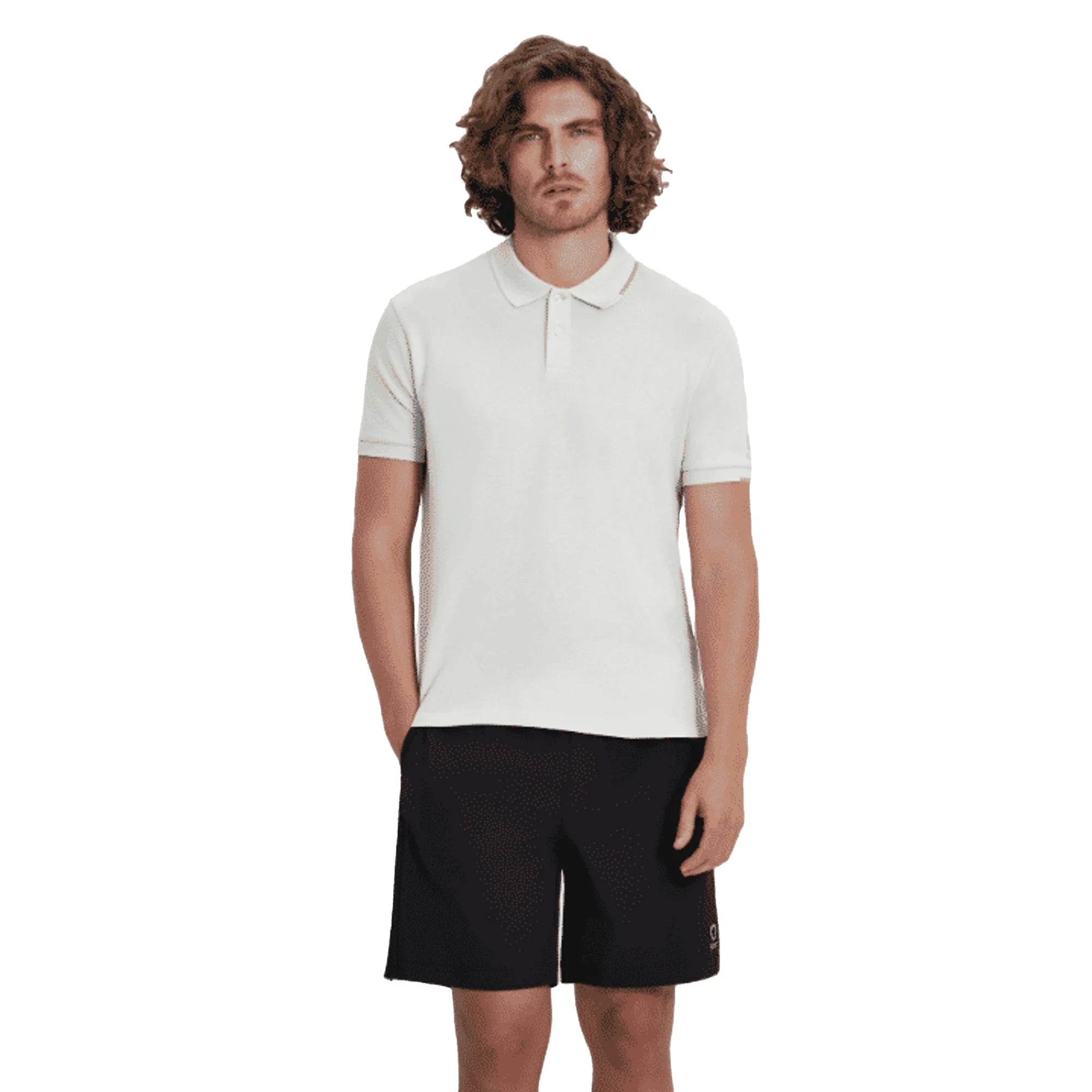 SUNS Polo Uomo Federico Tag Piquet Cotone Elasticizzato