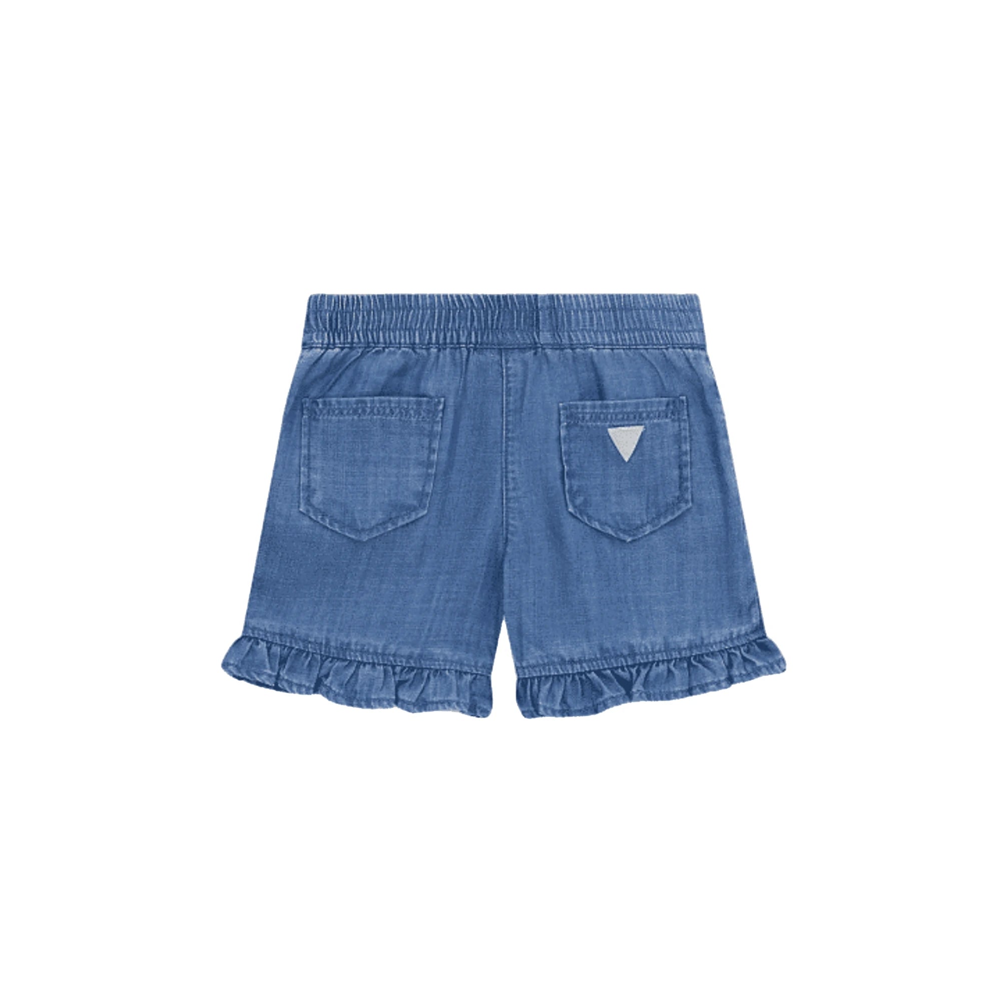 GUESS Pantaloncini Jeans da Bambina con Banda Elastica