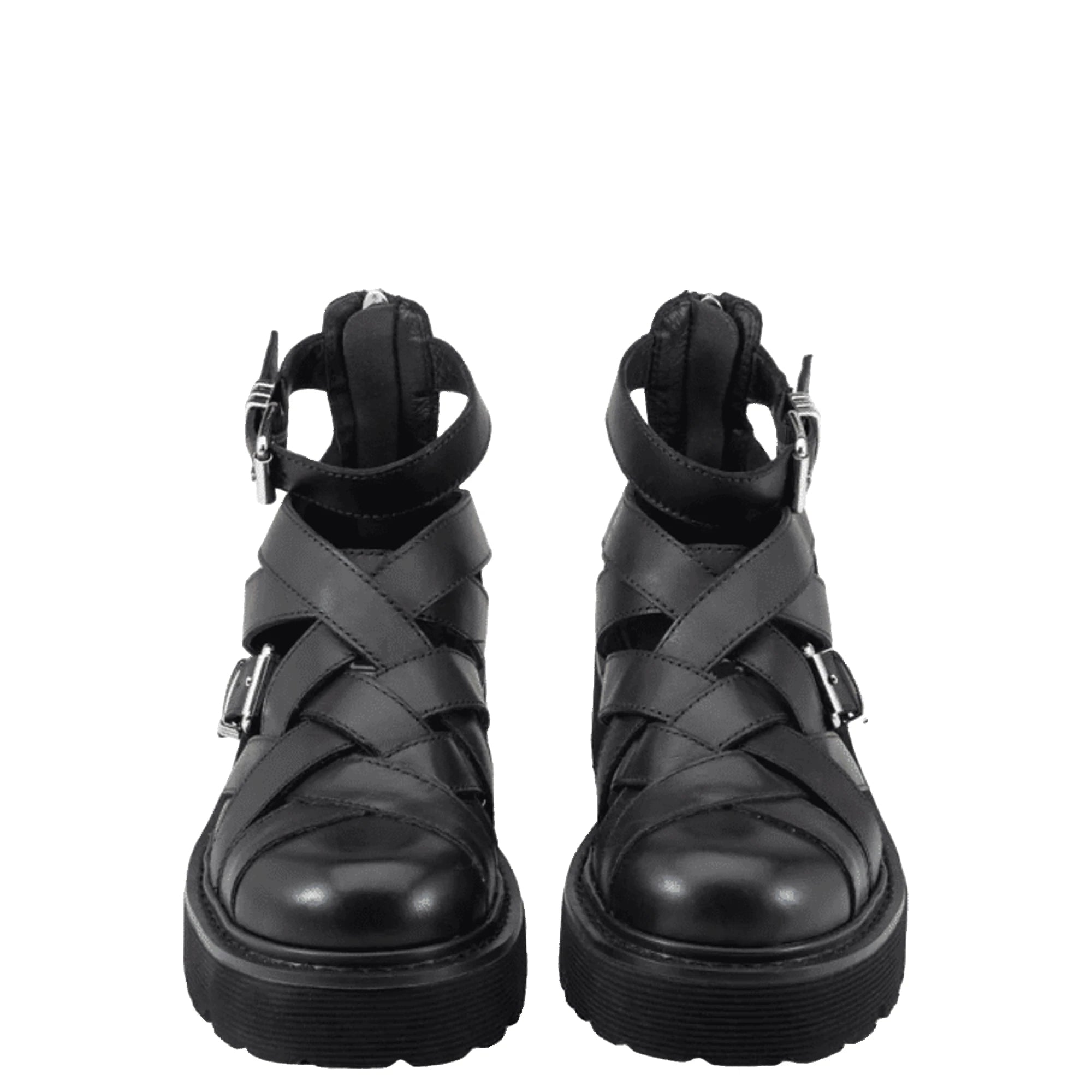 CULT Sandalo Donna SLASH 4694 in Pelle Nero