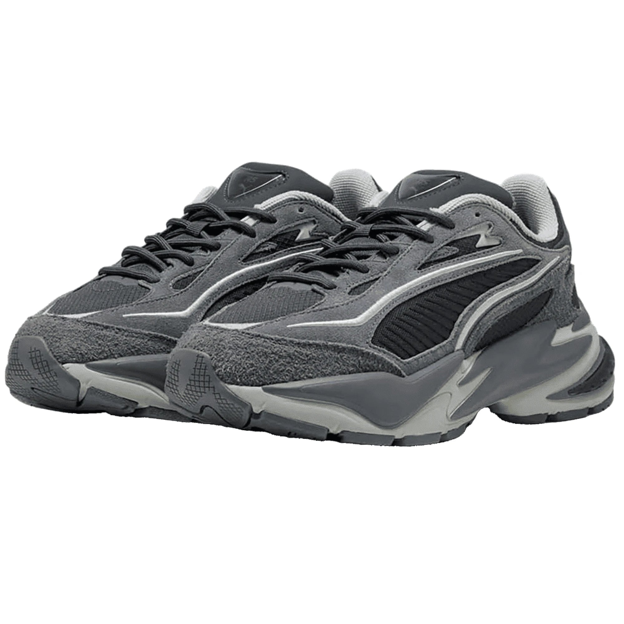 PUMA Scarpe Uomo RS-25 Hairy Suede Grigie