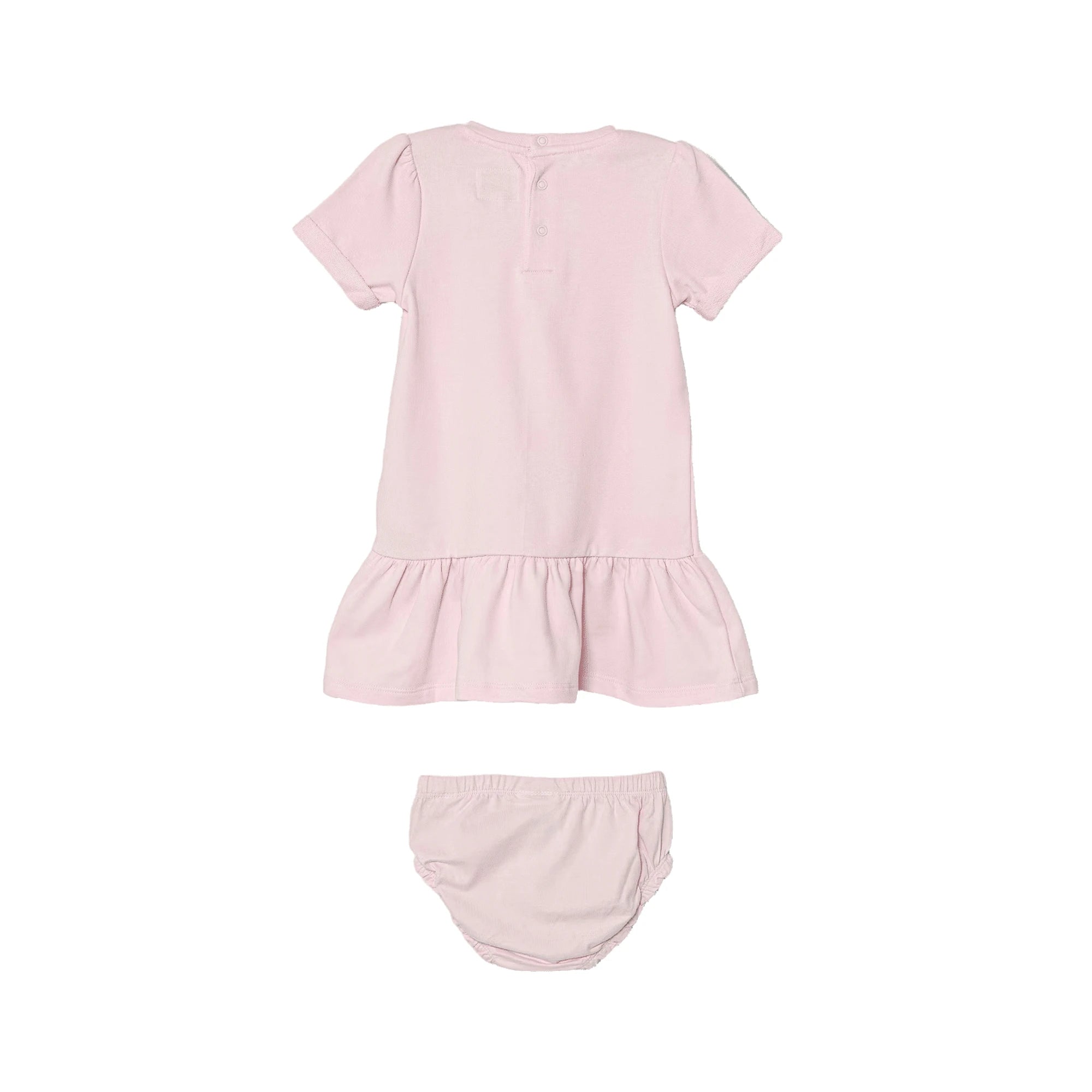 GUESS Completo Rosa in Cotone da Neonata con Culotte