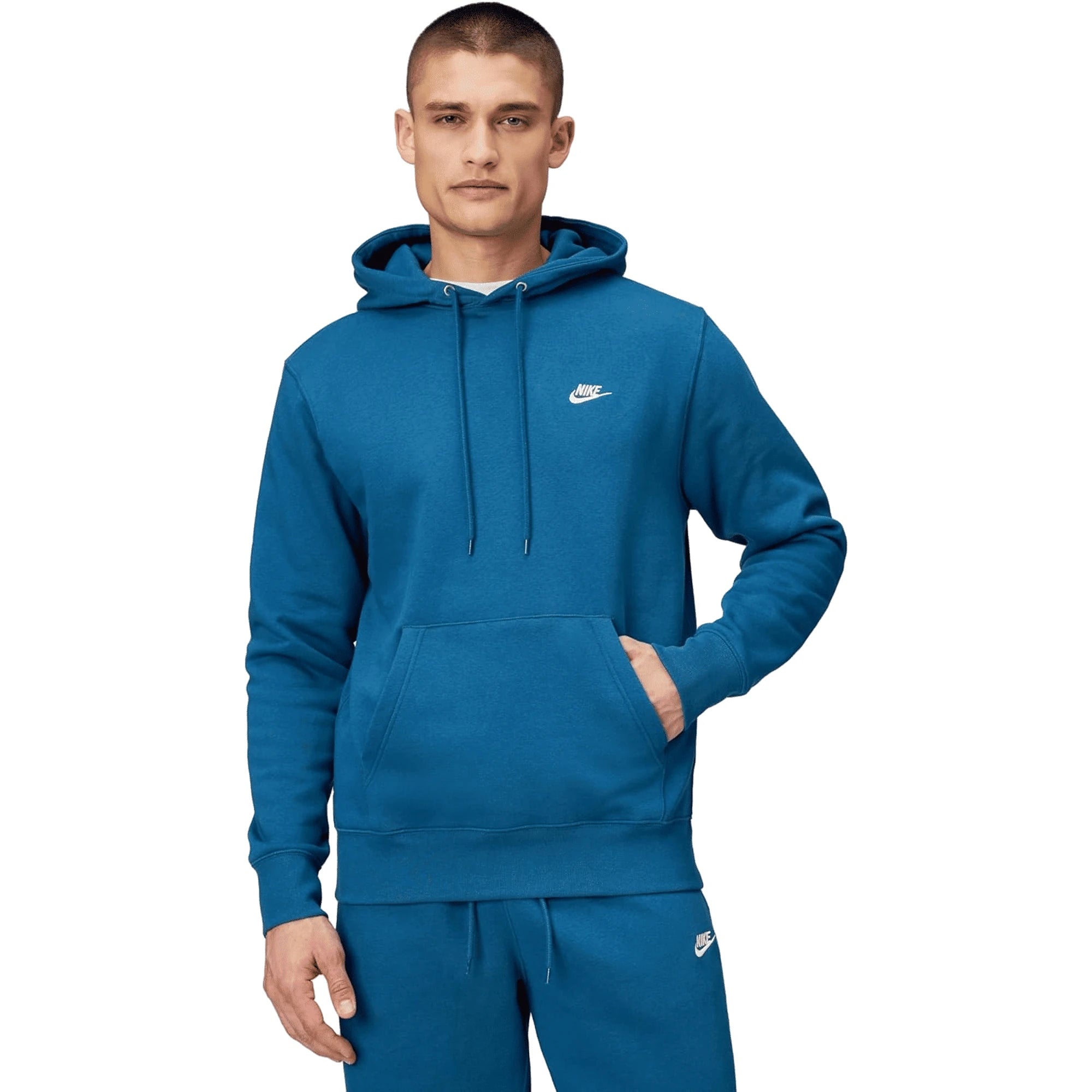 Nike Club BB Po Felpa con Cappuccio Uomo