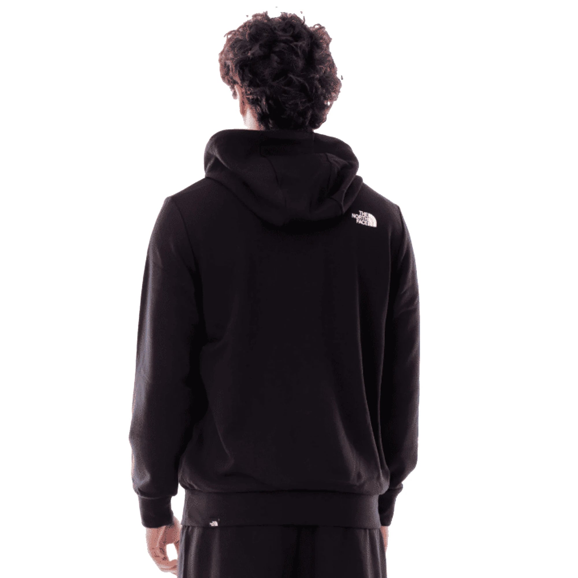 Felpa nera da uomo con cappuccio North Face Simple Dome NF0A8GQ7JK31