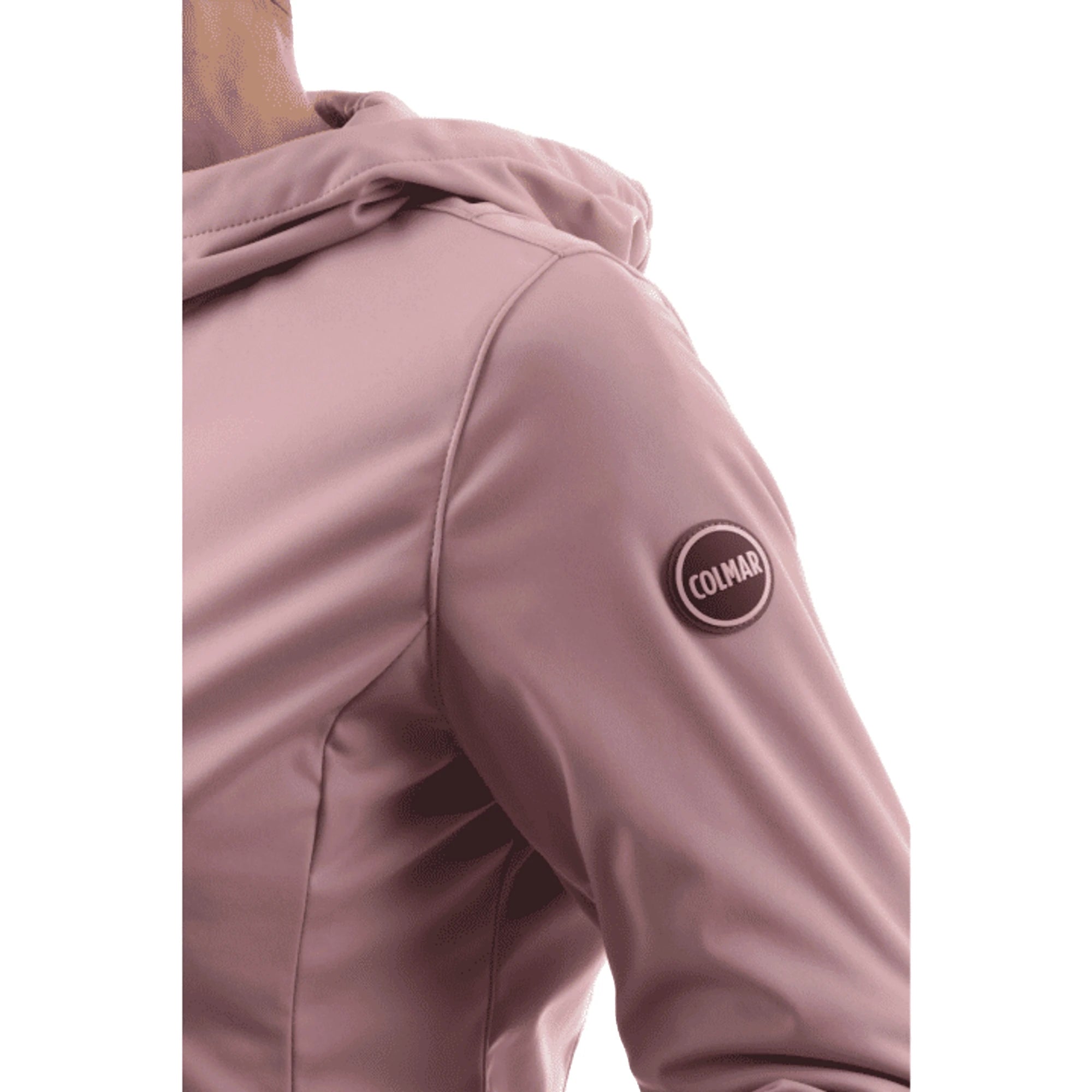 COLMAR Giubbino Rosa con Cappuccio Impermeabile Donna