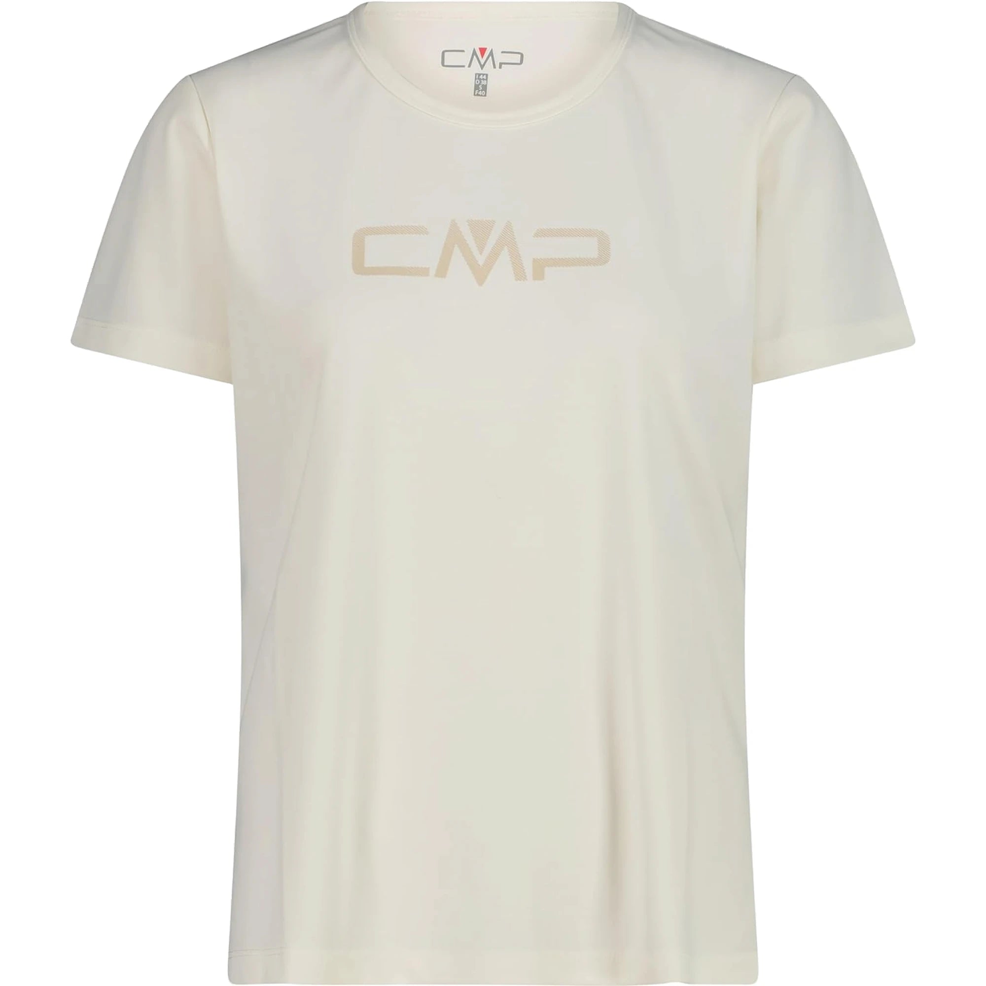 CMP Maglia Girocollo Donna Dry Function Antibatterica Offwhite