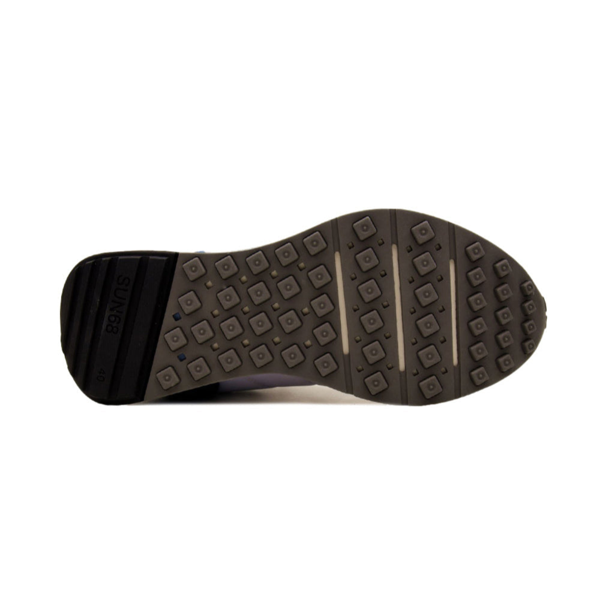 Sneakers Uomo con tomaia in pelle e tessuto