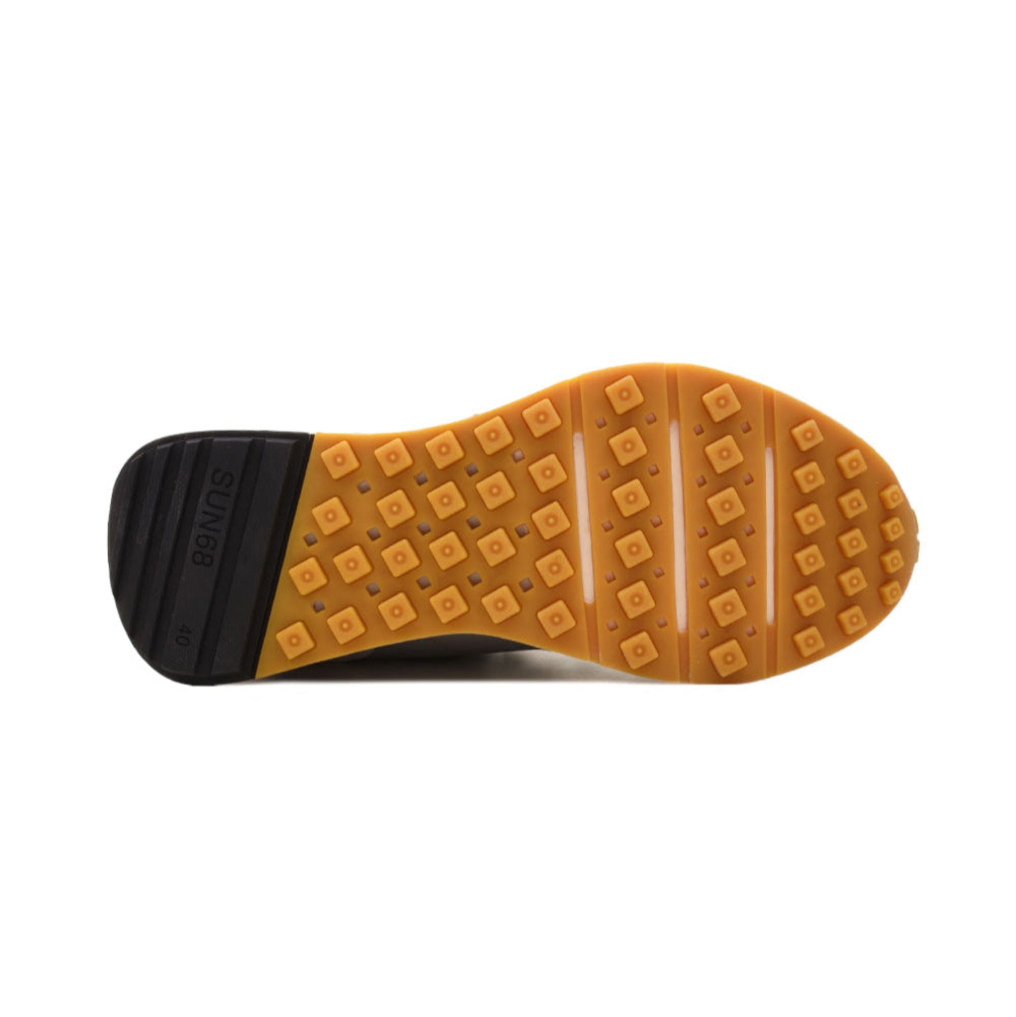 Sneakers Uomo con logo laterale a contrasto e suola colorata