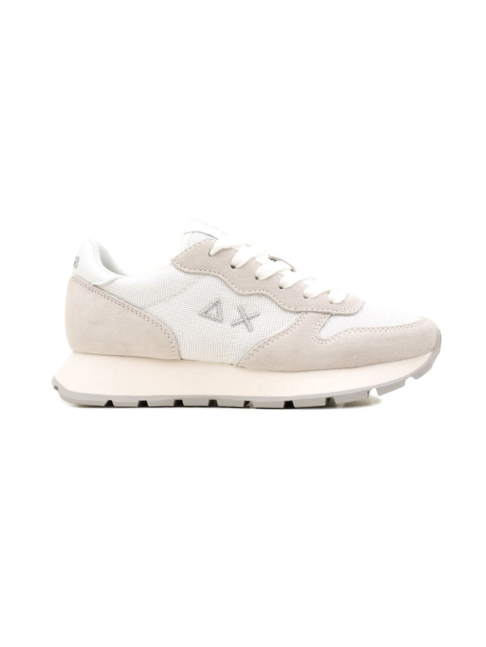 Sneakers Basse Ally Glitter SUN68 Donna Bianco