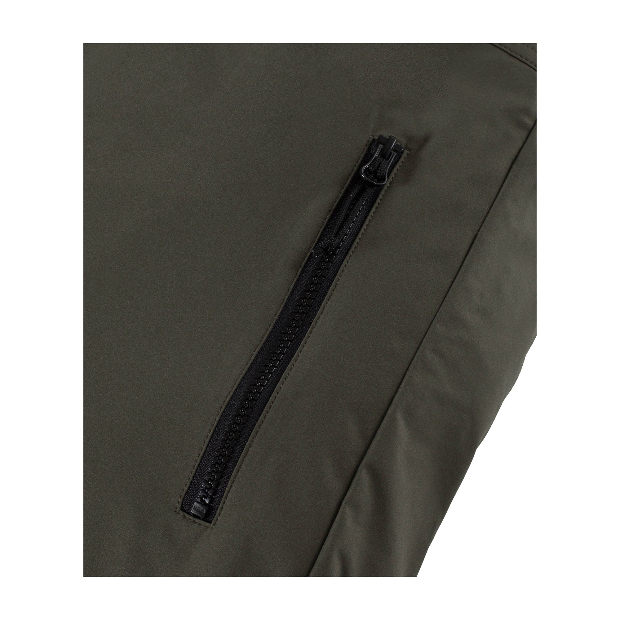 Gilet Uomo Eric Vest opaco Verde scuro dettaglio tasca