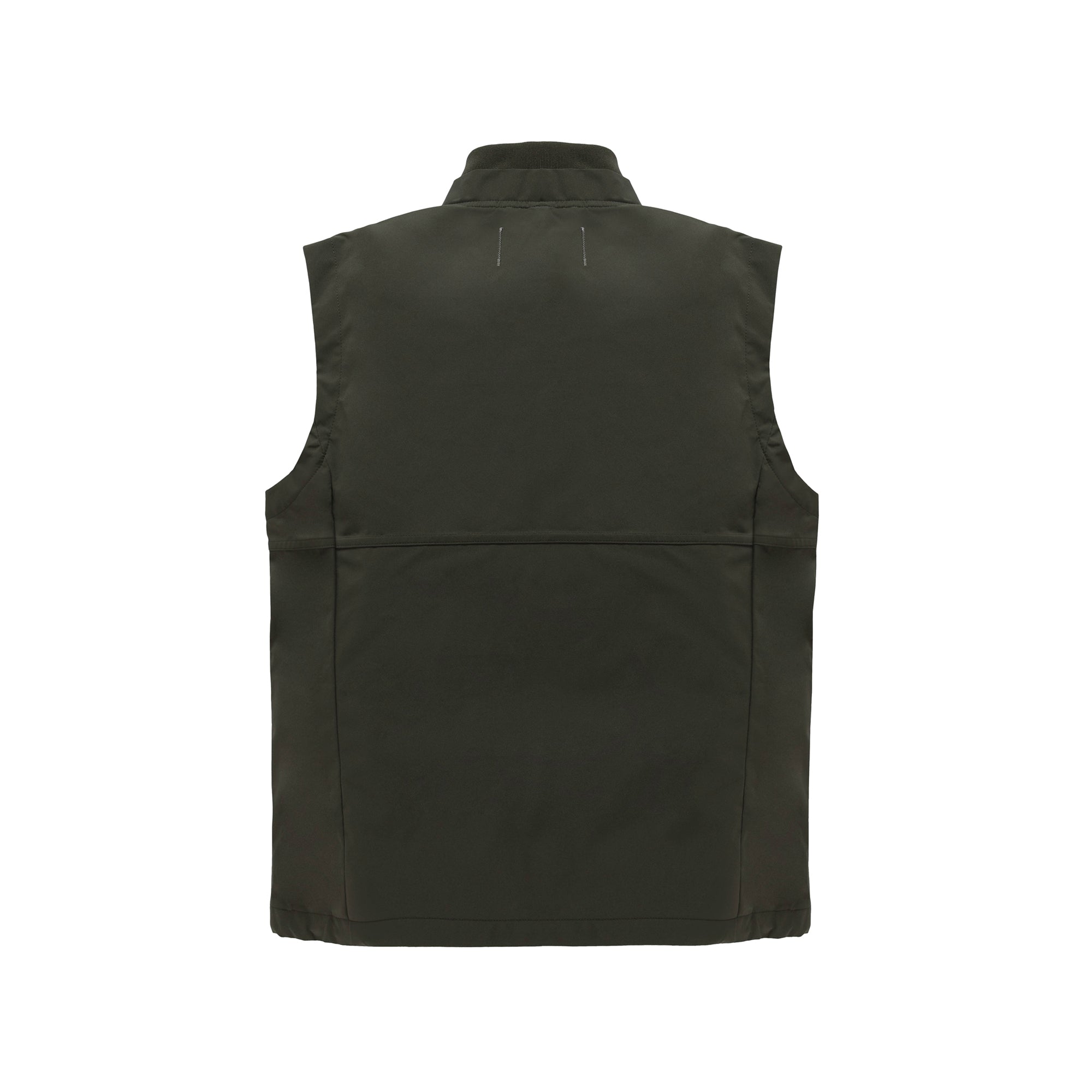 Gilet Uomo Eric Vest opaco Verde scuro retro