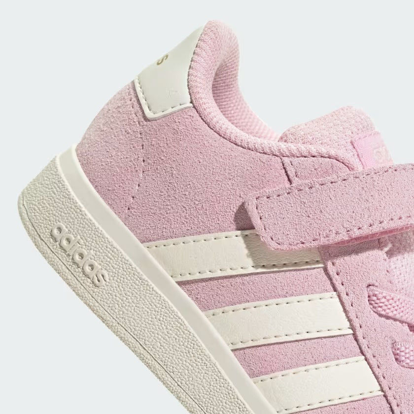 ADIDAS Grand Court 2.0 Sneaker Bassa Bambina - JR0781 Pink/Off White/Gold