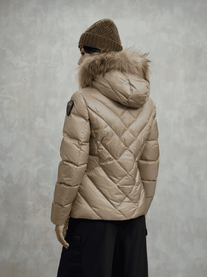 Blauer Piumino Geometrico Idrorepellente Donna