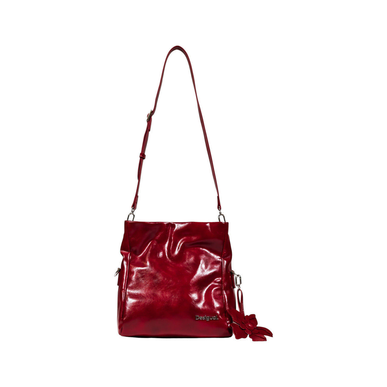 Borsa Donna in similpelle Rossa, doppia portabilità con tasca posteriore