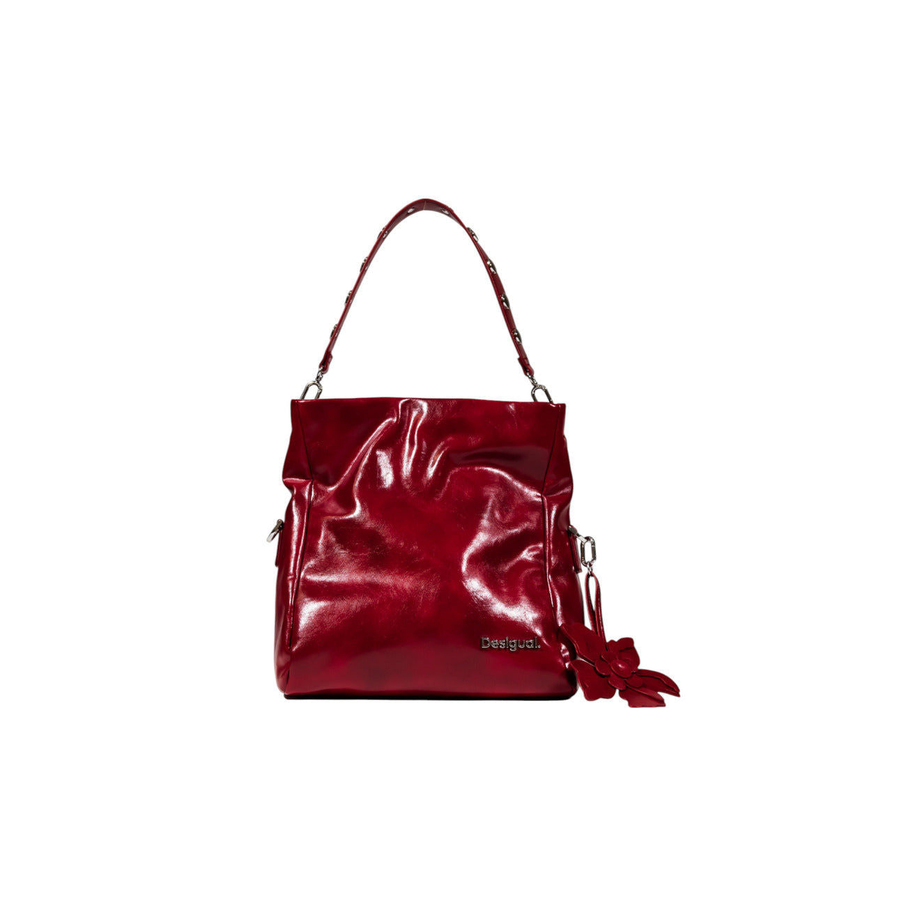 Borsa Donna in similpelle Rossa, doppia portabilità con tasca posteriore