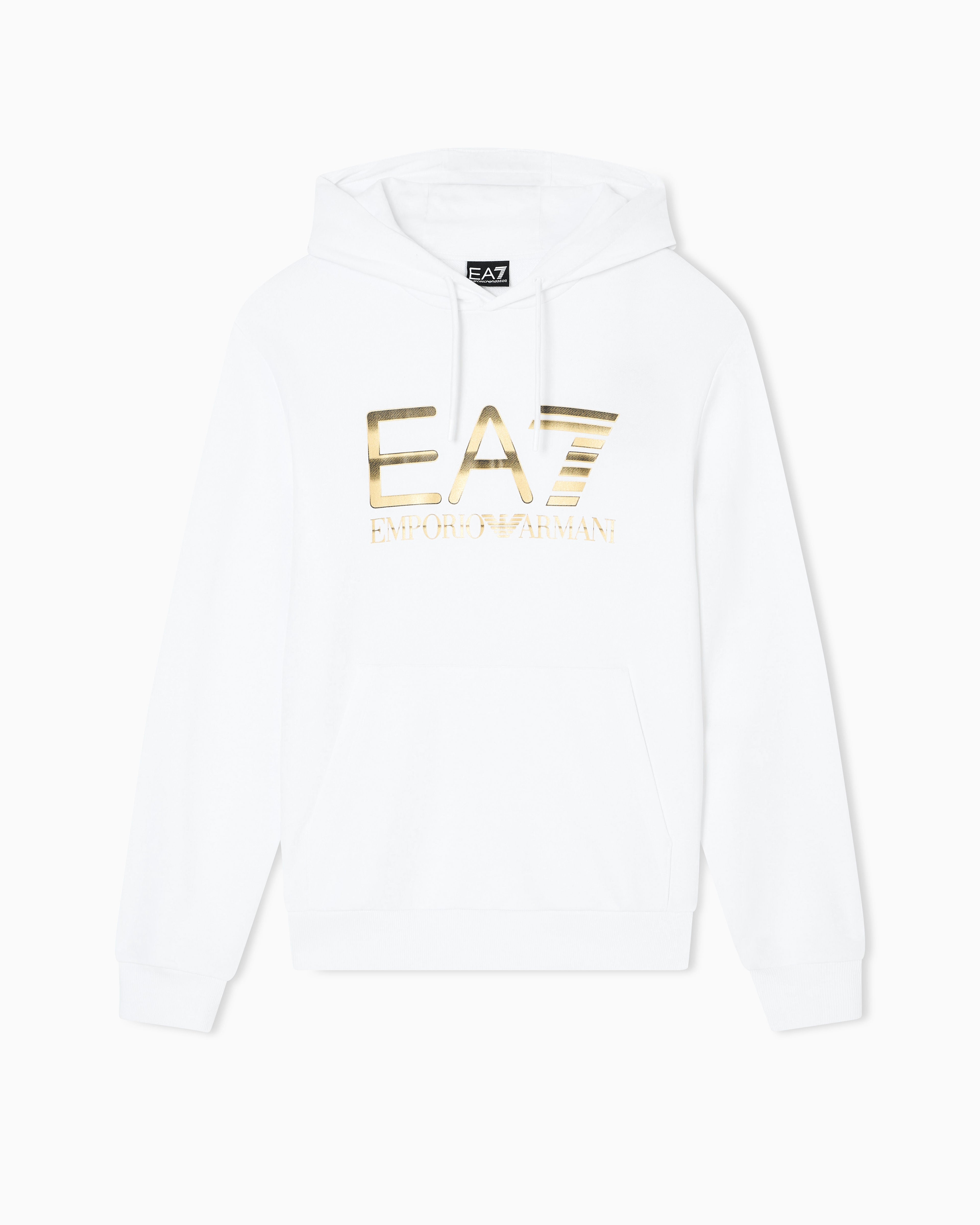 Emporio Armani Felpa Cappuccio Logo Series Cotone Uomo