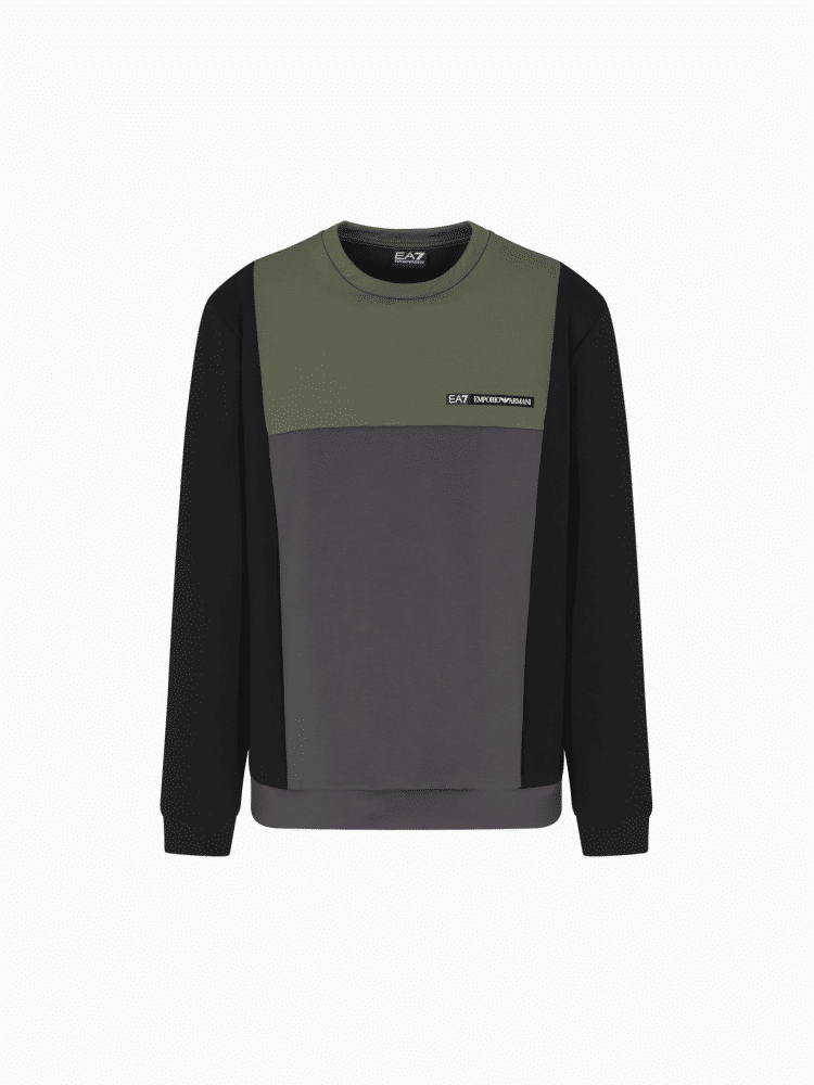 Emporio Armani Felpa Athletic Colour Block Uomo