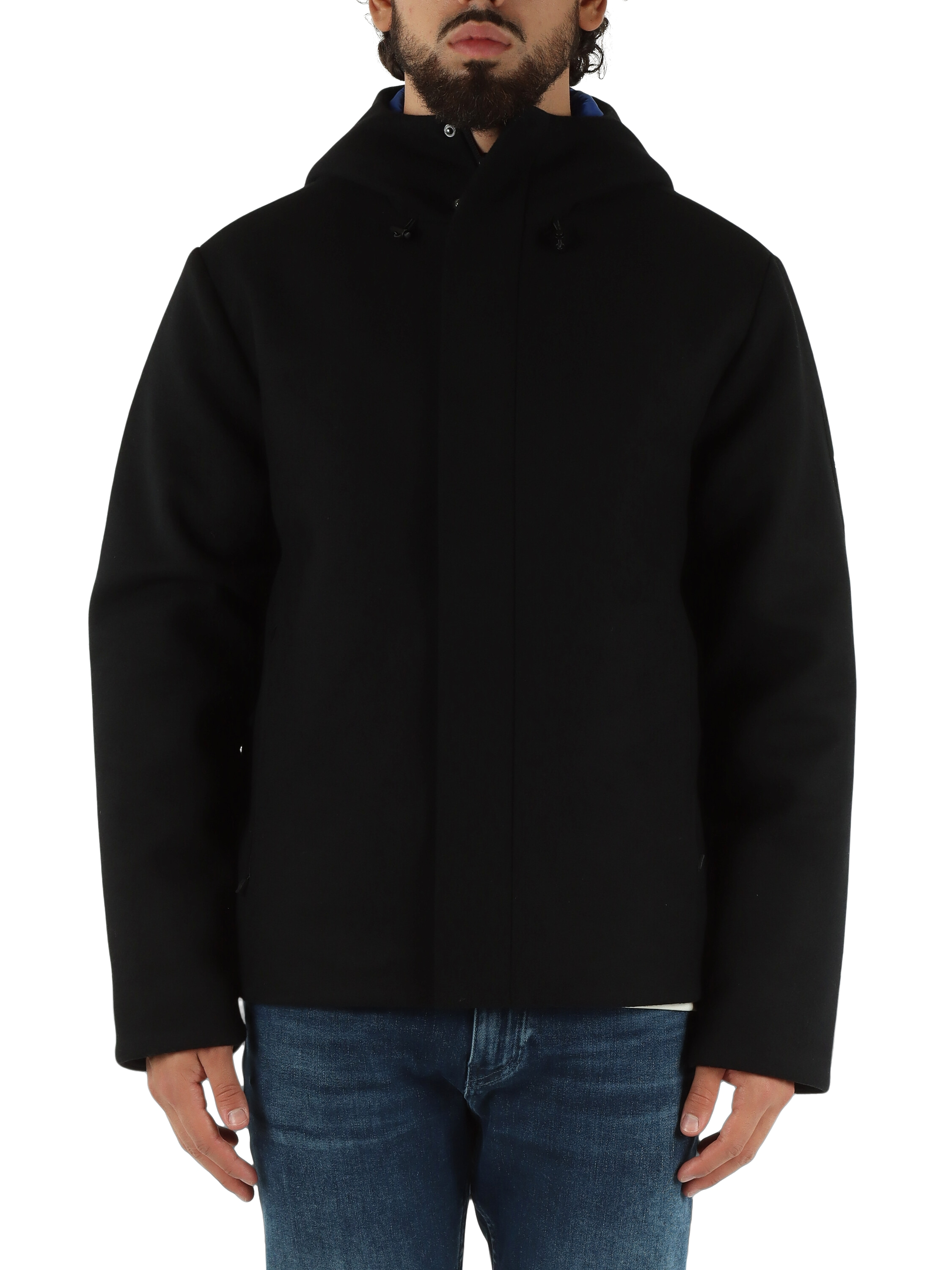 Emporio Armani Giubbino Uomo Lana Cappuccio