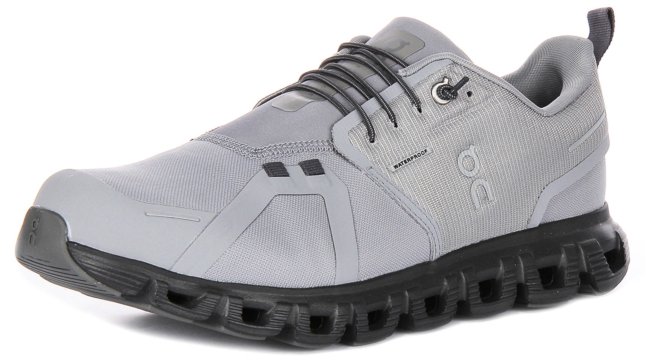 Scarpa Uomo Cloud 6 Waterproof Grigia, con allacciatura rapida