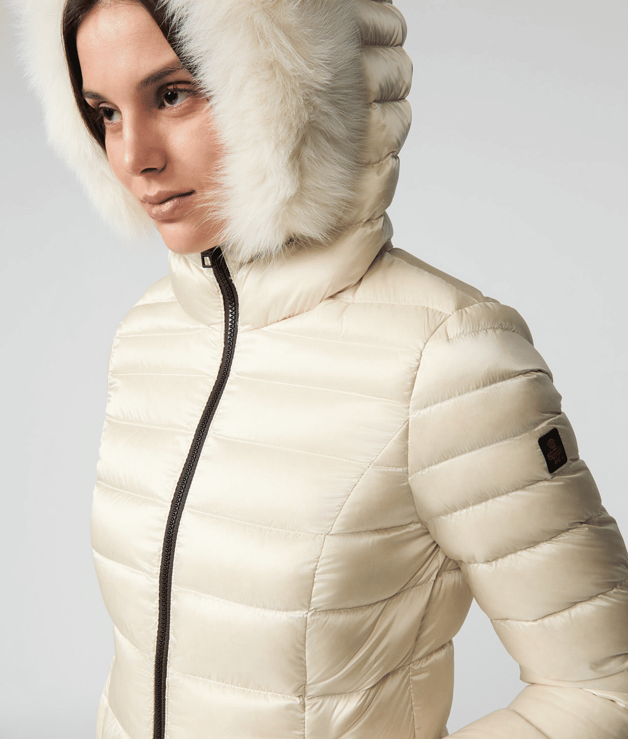 RefrigiWear Piumino Invernale Donna Pelliccia