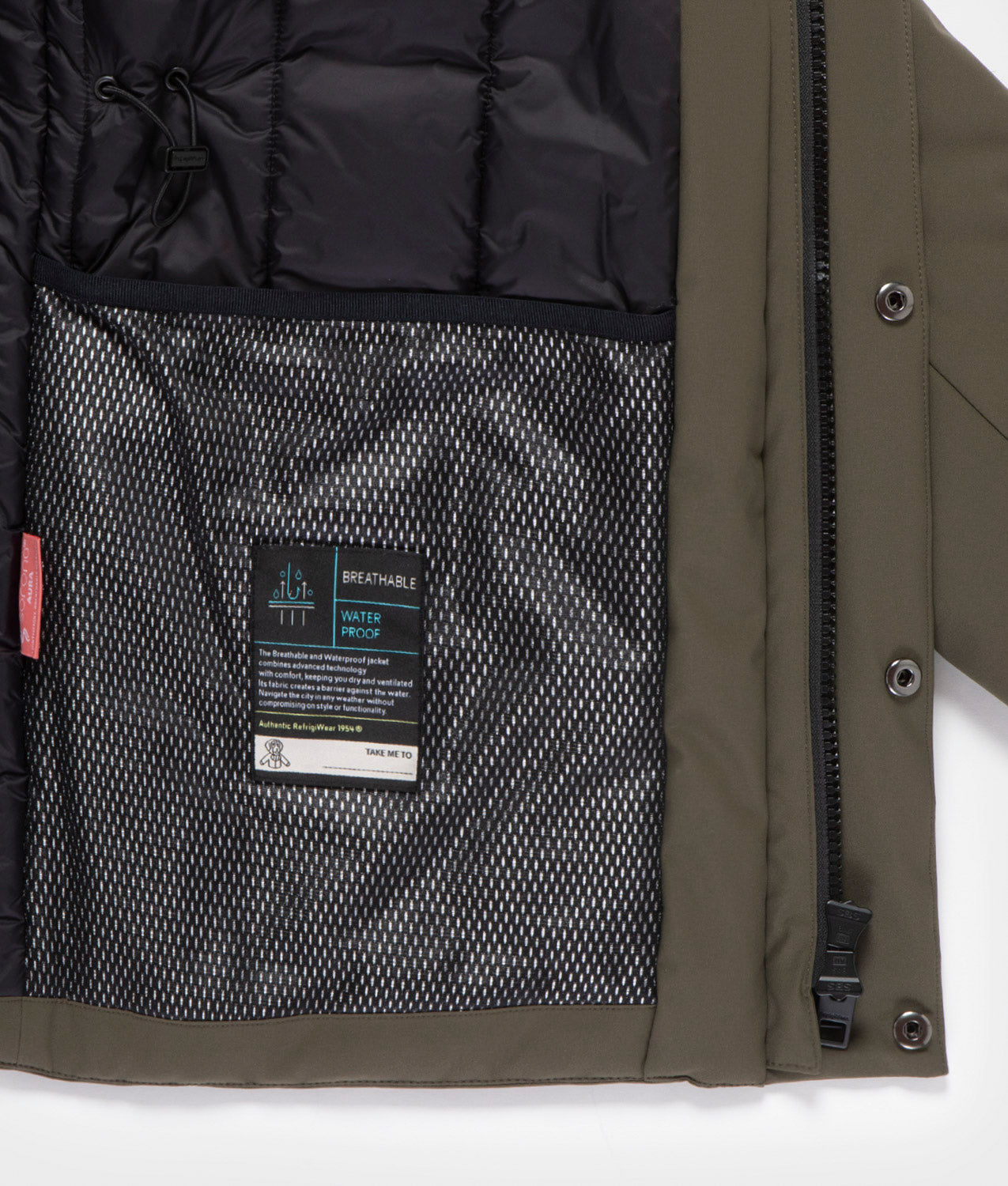 RefrigiWear Parka Uomo Soft Shell Invernale Idrorepellente