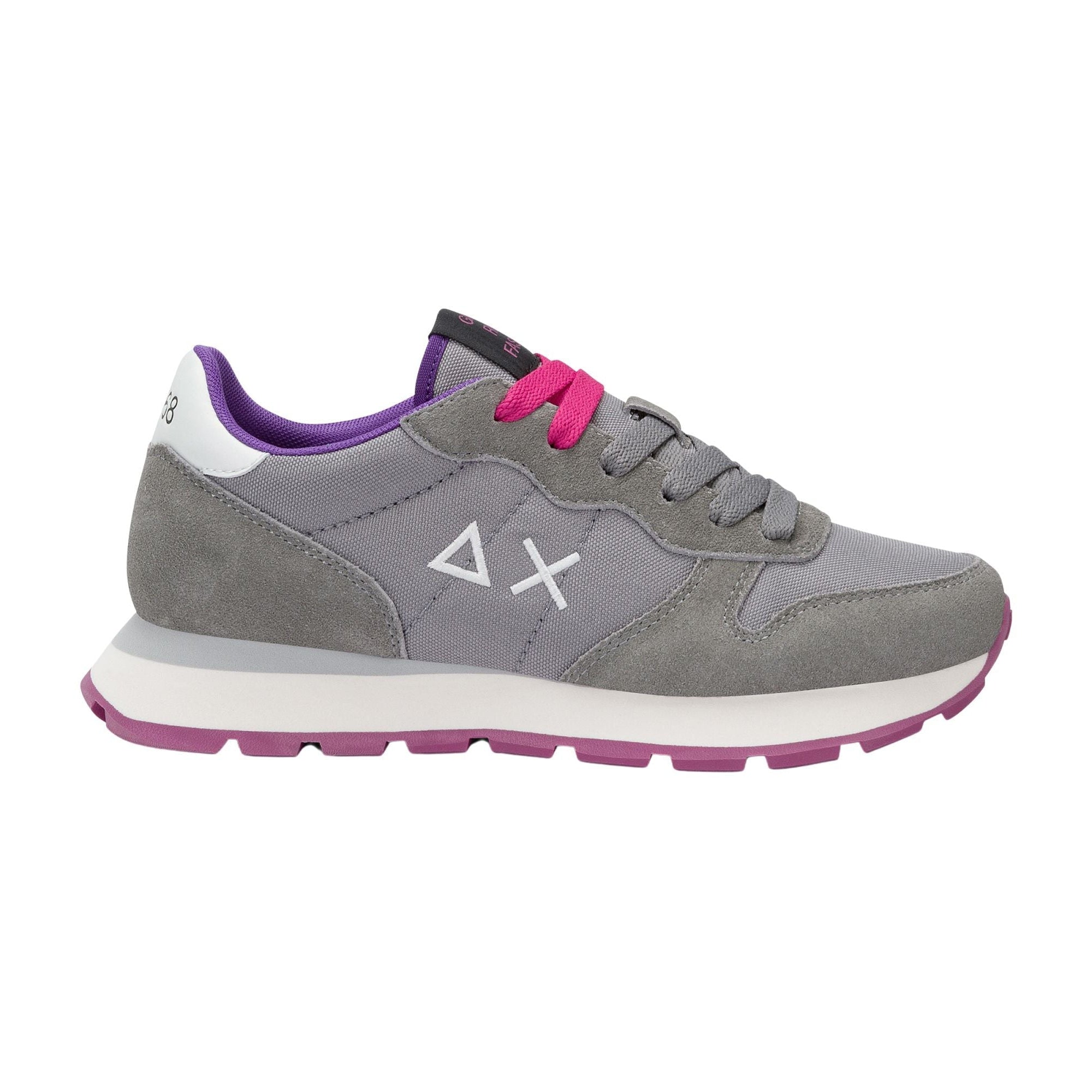 Sneakers Donna, Ally Solid, con tomaia Grigia ed iconico logo laterale