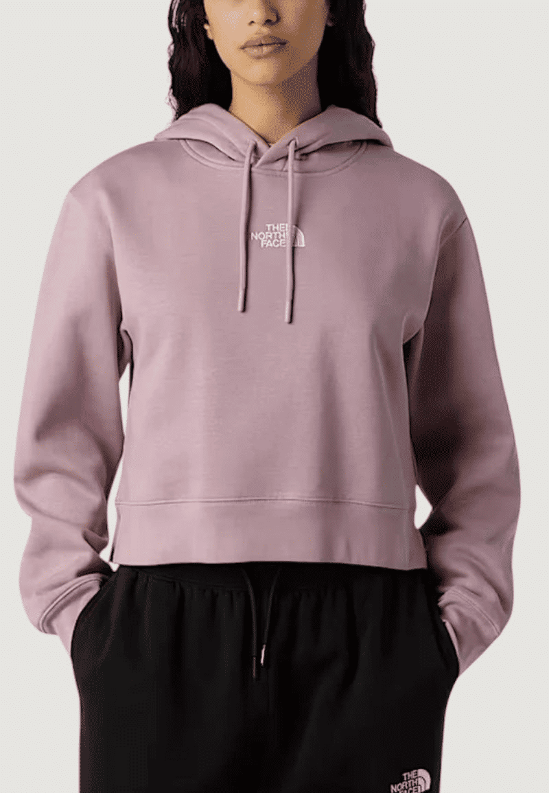Felpa con cappuccio THE NORTH FACE W ESSENTIAL CROP HOODIE