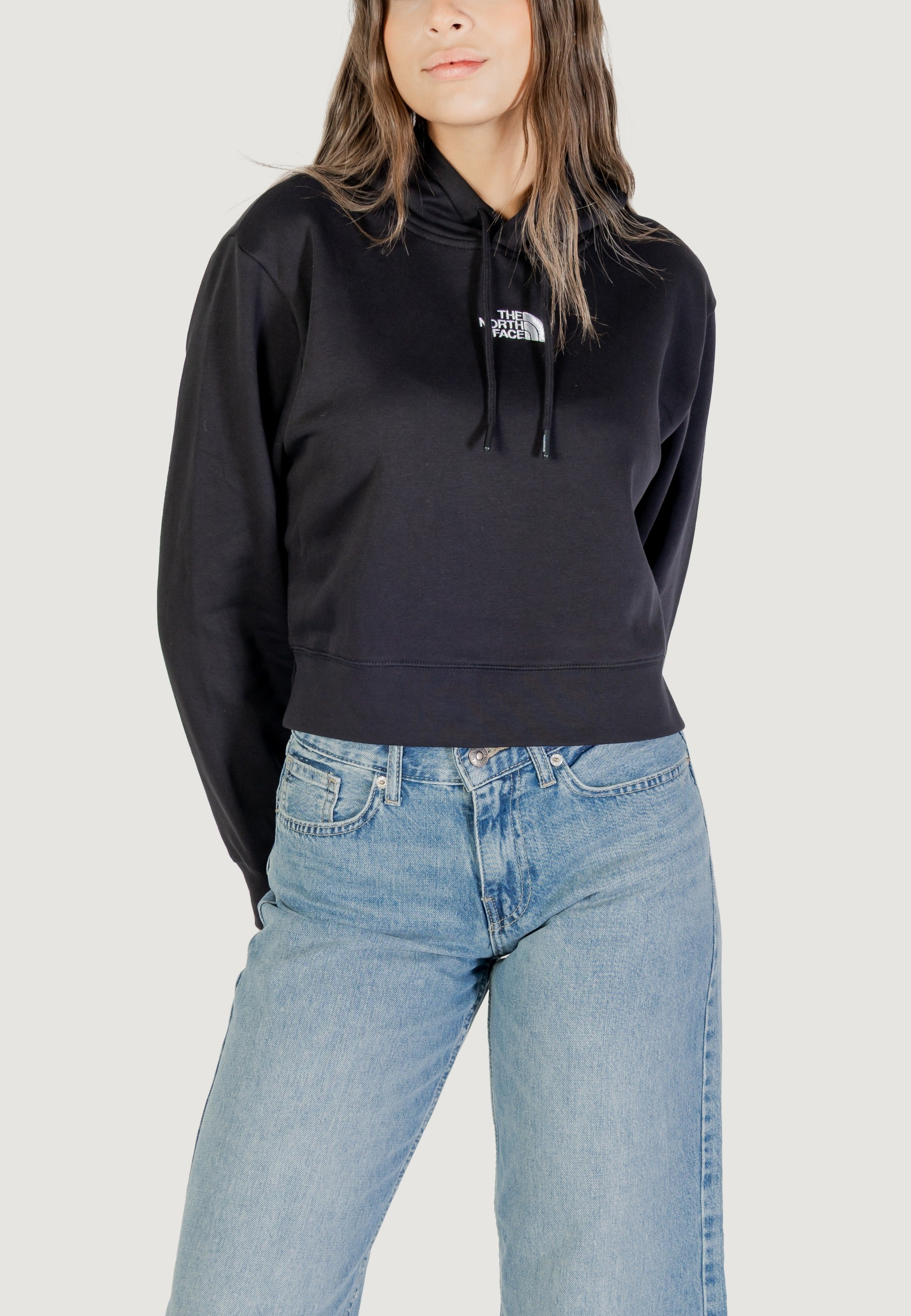 Felpa con cappuccio THE NORTH FACE W ESSENTIAL CROP HOODIE