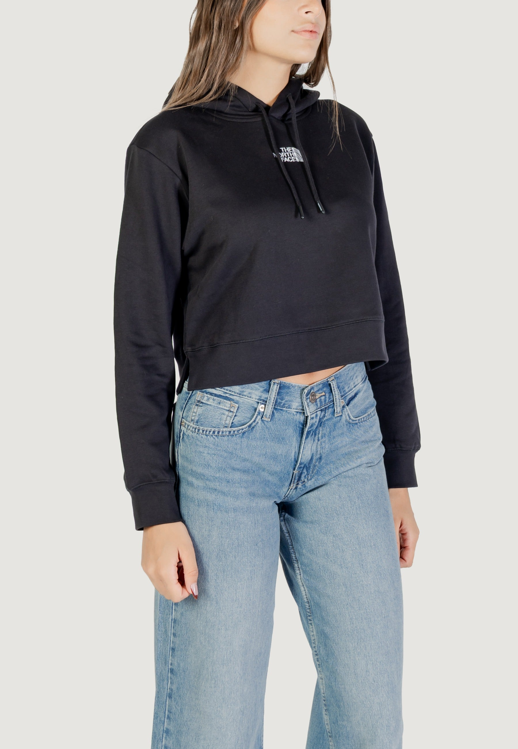 Felpa con cappuccio THE NORTH FACE W ESSENTIAL CROP HOODIE
