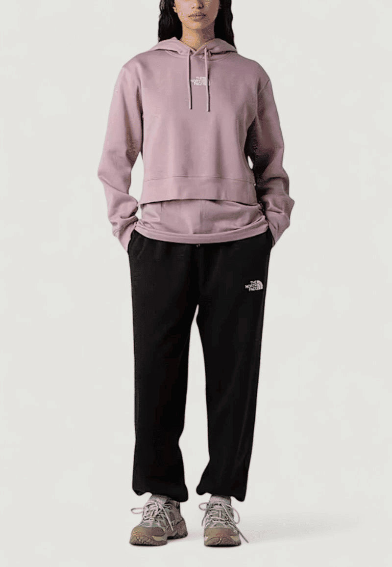 Felpa con cappuccio THE NORTH FACE W ESSENTIAL CROP HOODIE