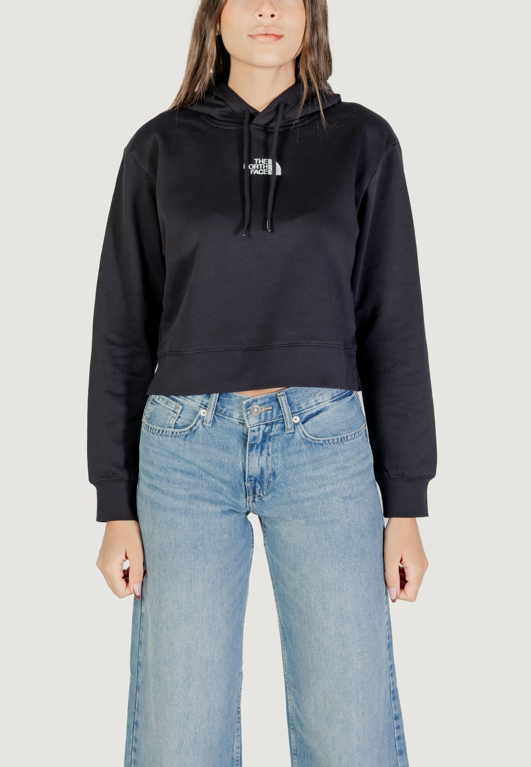 Felpa con cappuccio THE NORTH FACE W ESSENTIAL CROP HOODIE