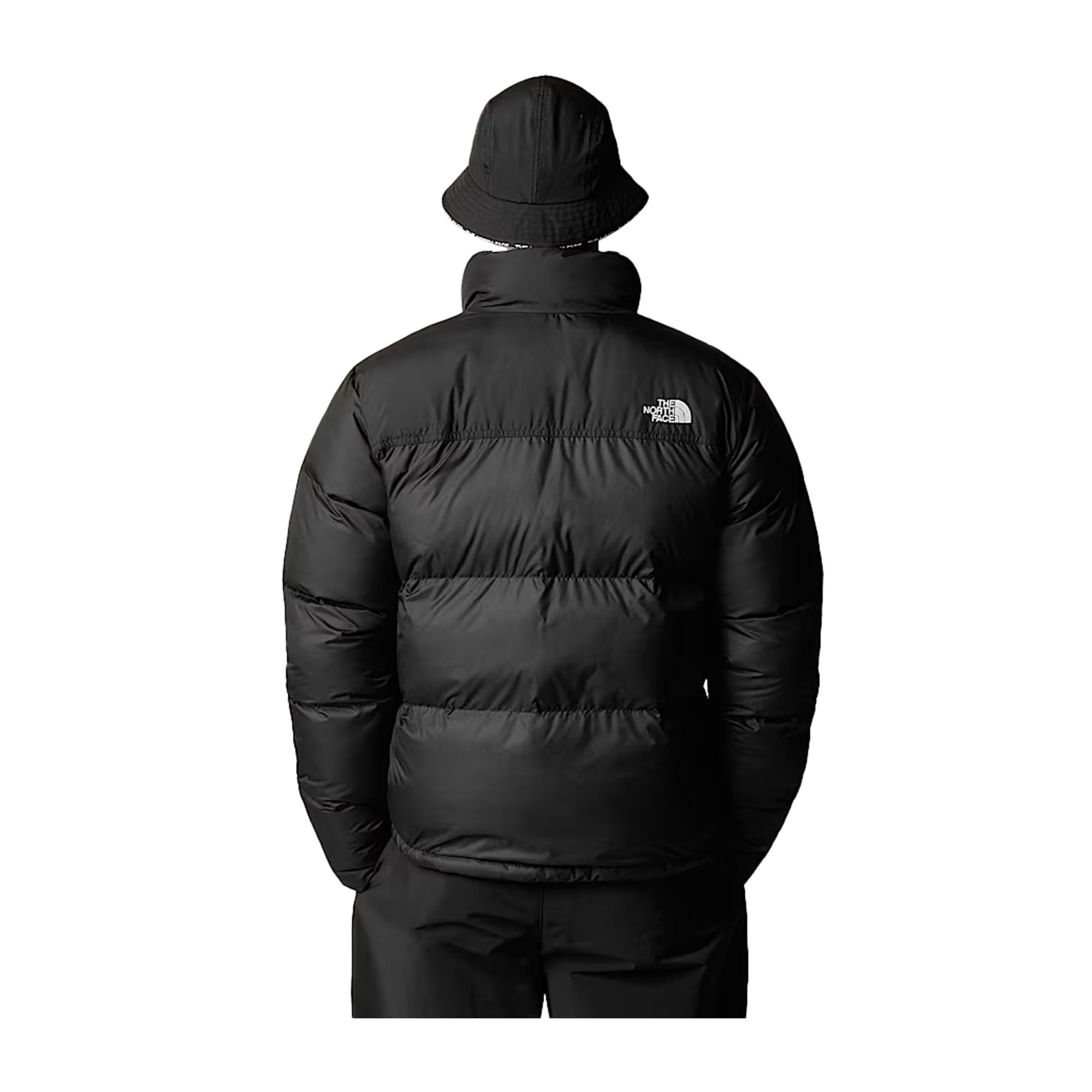 Piumino Uomo Saikuru doppio logo Nero modello retro