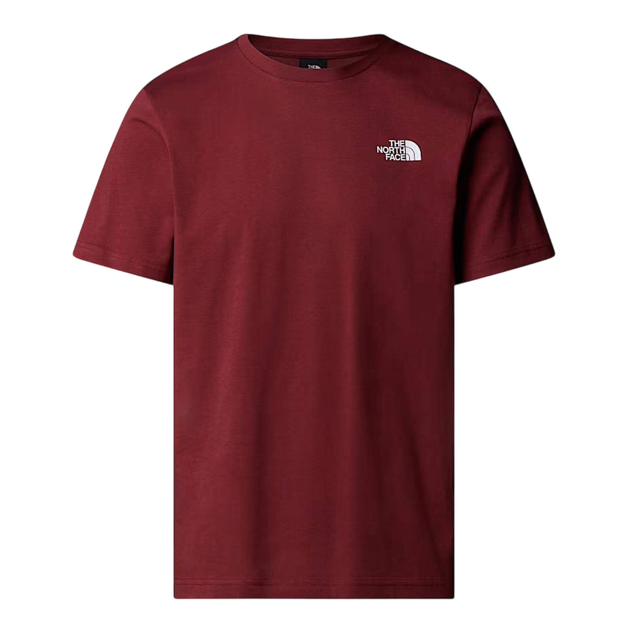 T-shirt Uomo NSE Box posteriore bordeaux