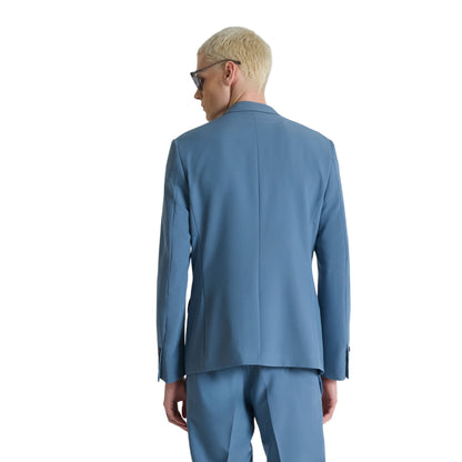 Giacca Uomo monopetto, dal fit slim con patte laterali
