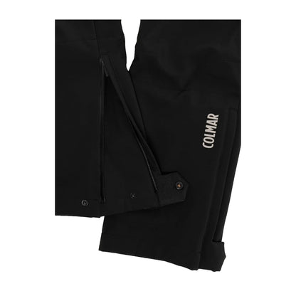 Pantalone da sci in softshell con ghetta Nero