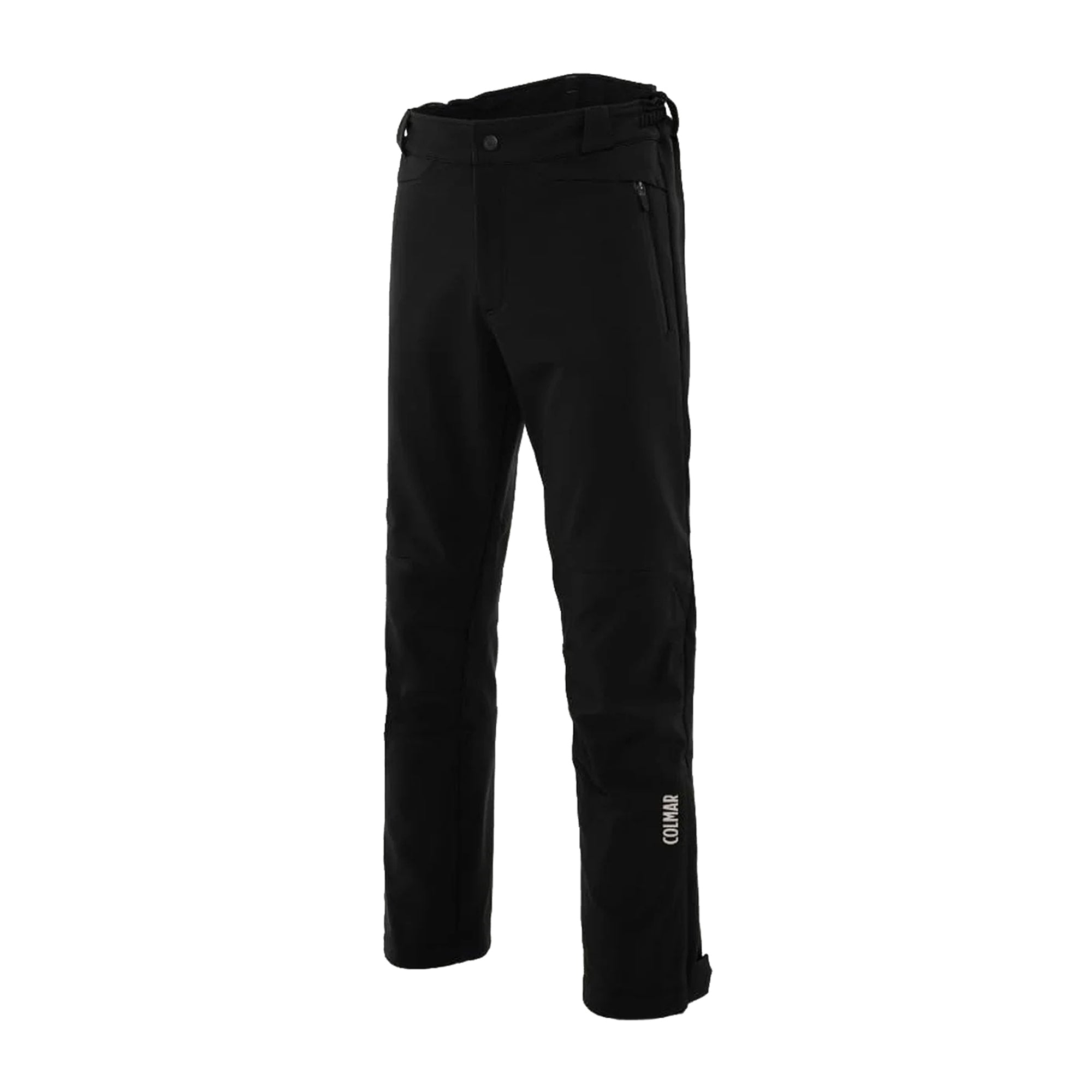 Pantalone da sci in softshell con ghetta Nero