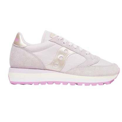 Sneakers Donna Jazz Triple, con inserti in camoscio e lacci frontali 