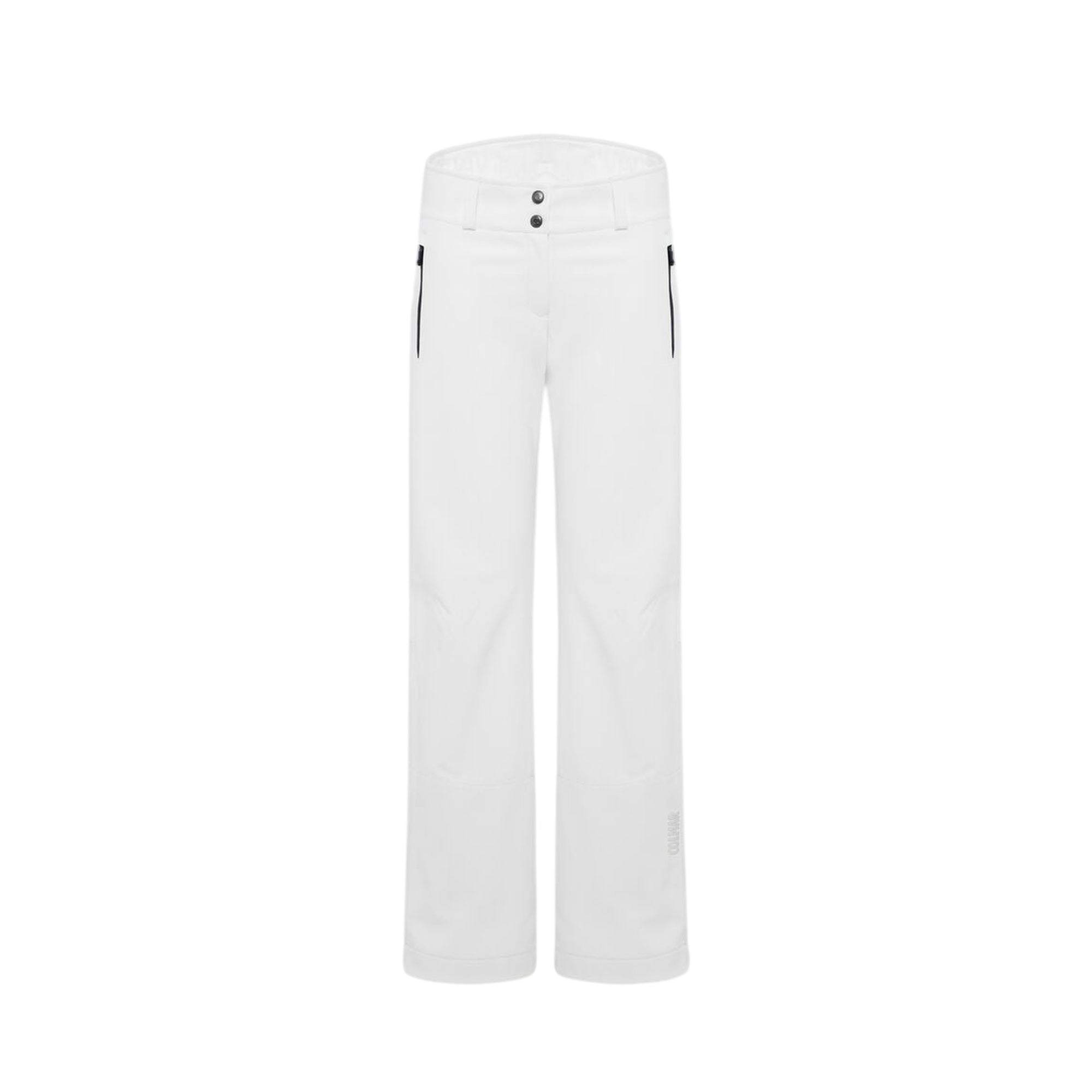 Pantalone Donna da sci Bianco, con zip sul fondo