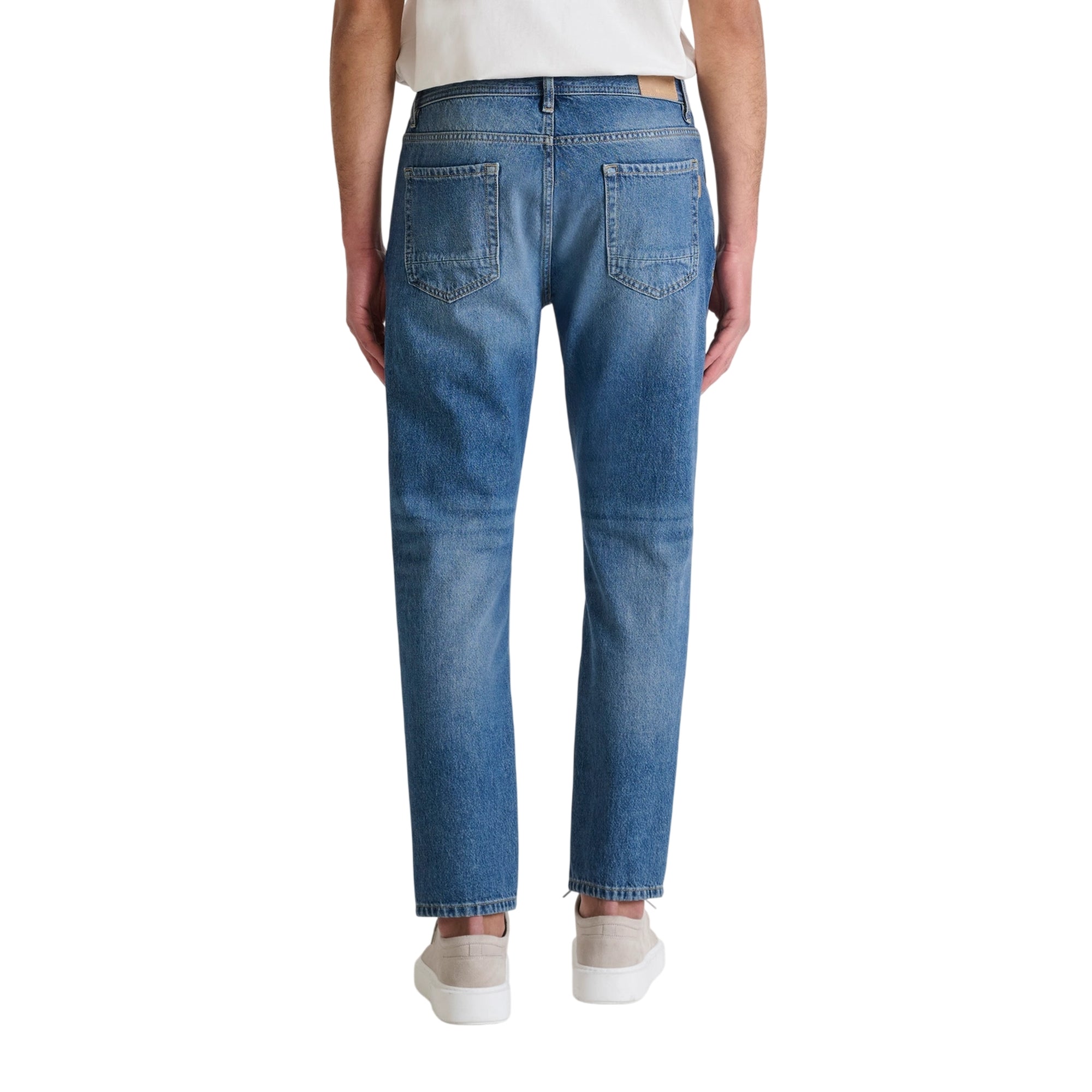 Jeans Uomo Henry, con fondo stretto e cinque tasche