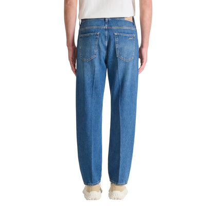 Jeans Uomo Ben morbido, con piega frontale