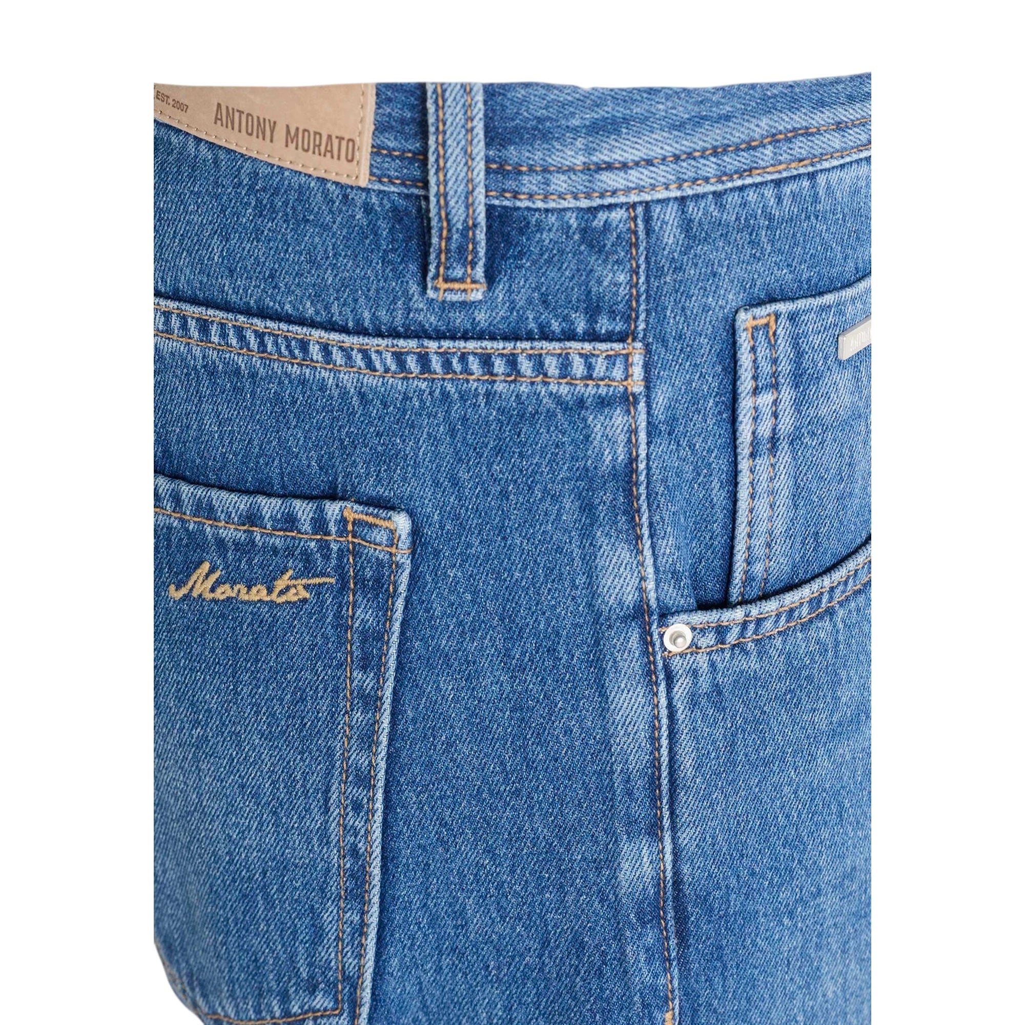 Jeans Uomo Ben morbido, con piega frontale