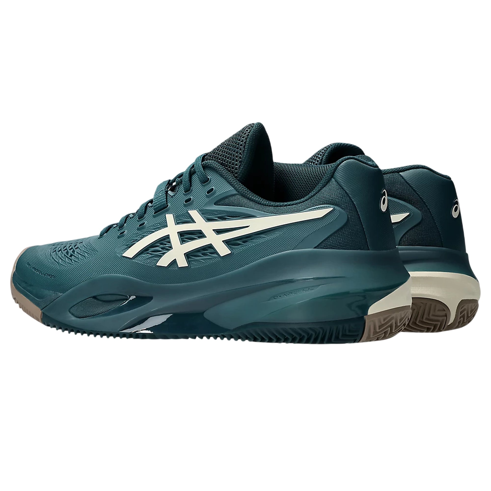 Scarpa Uomo GEL-RESOLUTION X CLAY, da tennis, con una resistente tomaia Verde