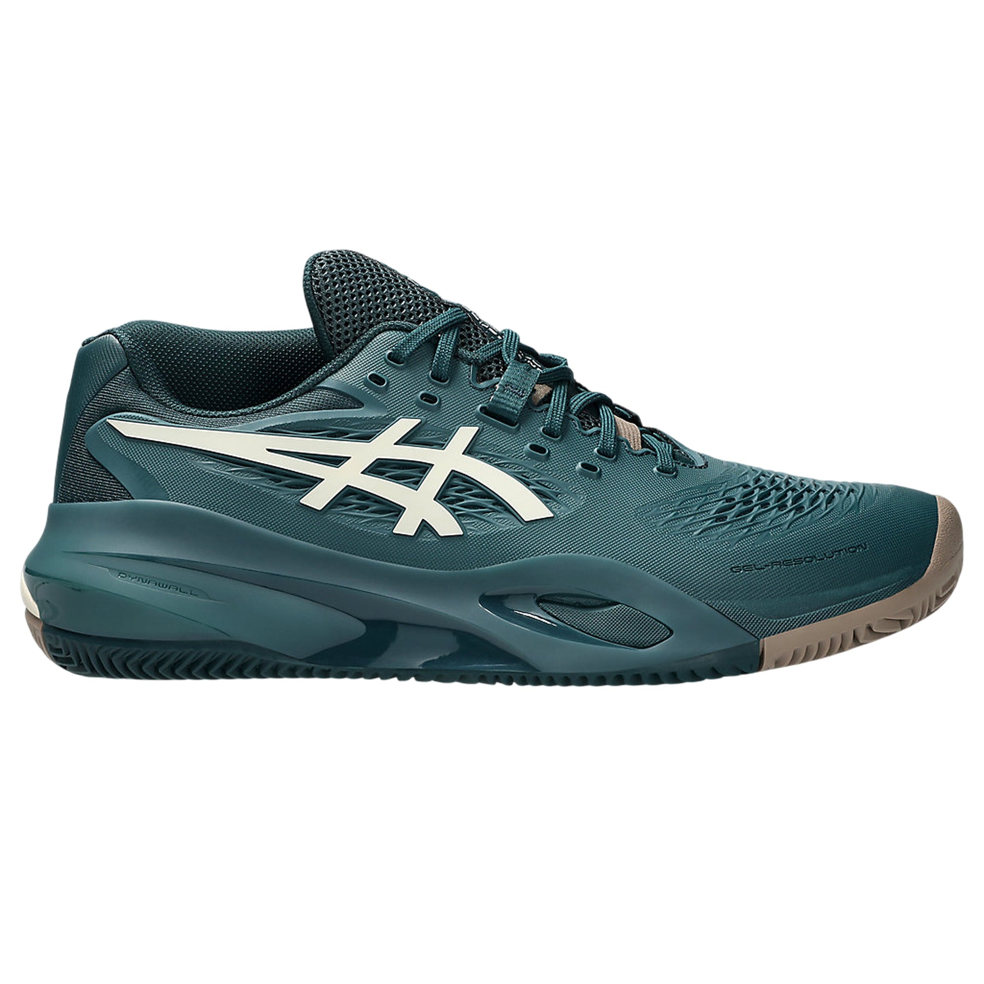 Scarpa Uomo GEL-RESOLUTION X CLAY, da tennis, con una resistente tomaia Verde